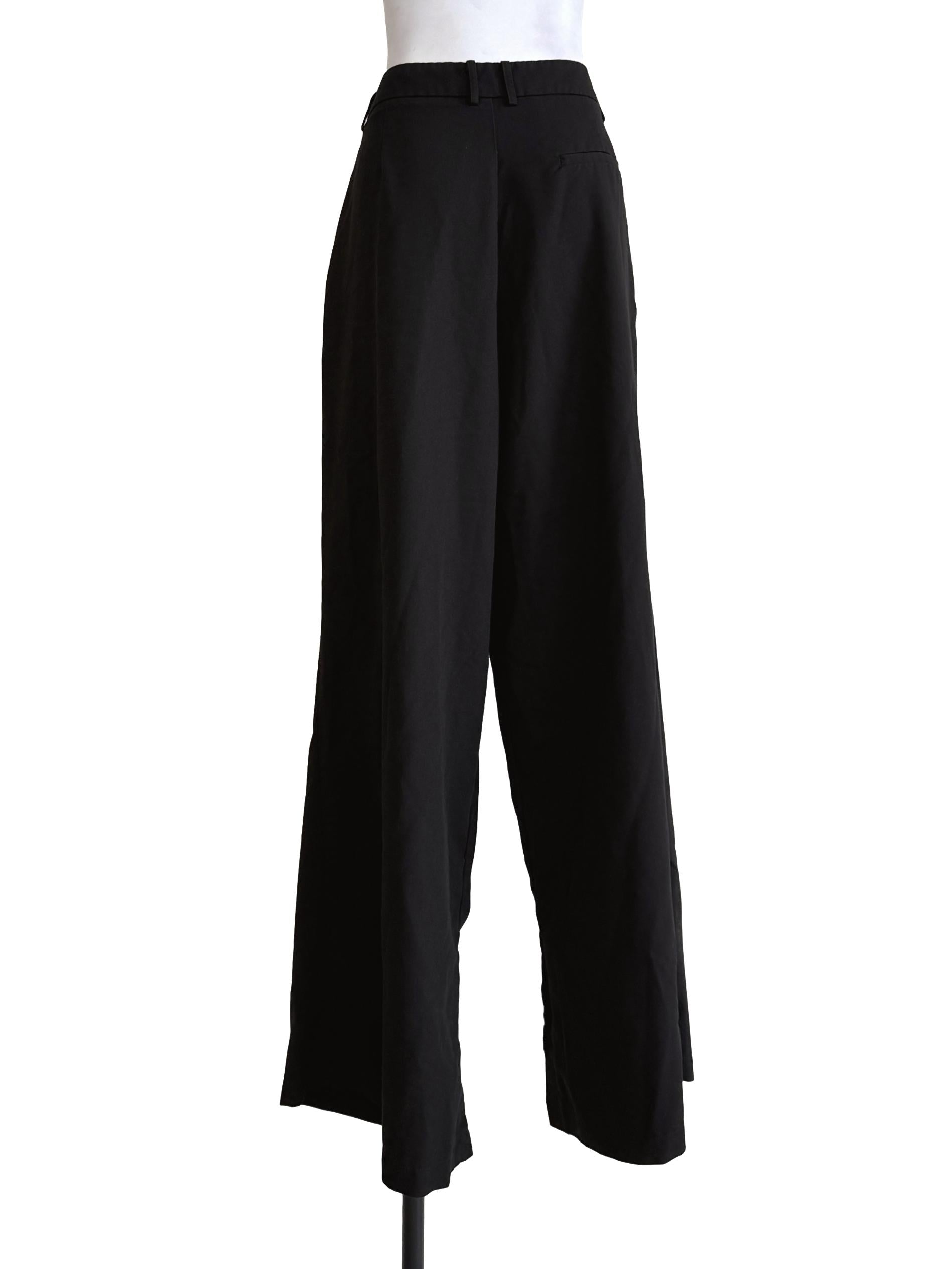 Black Straight Leg Pants