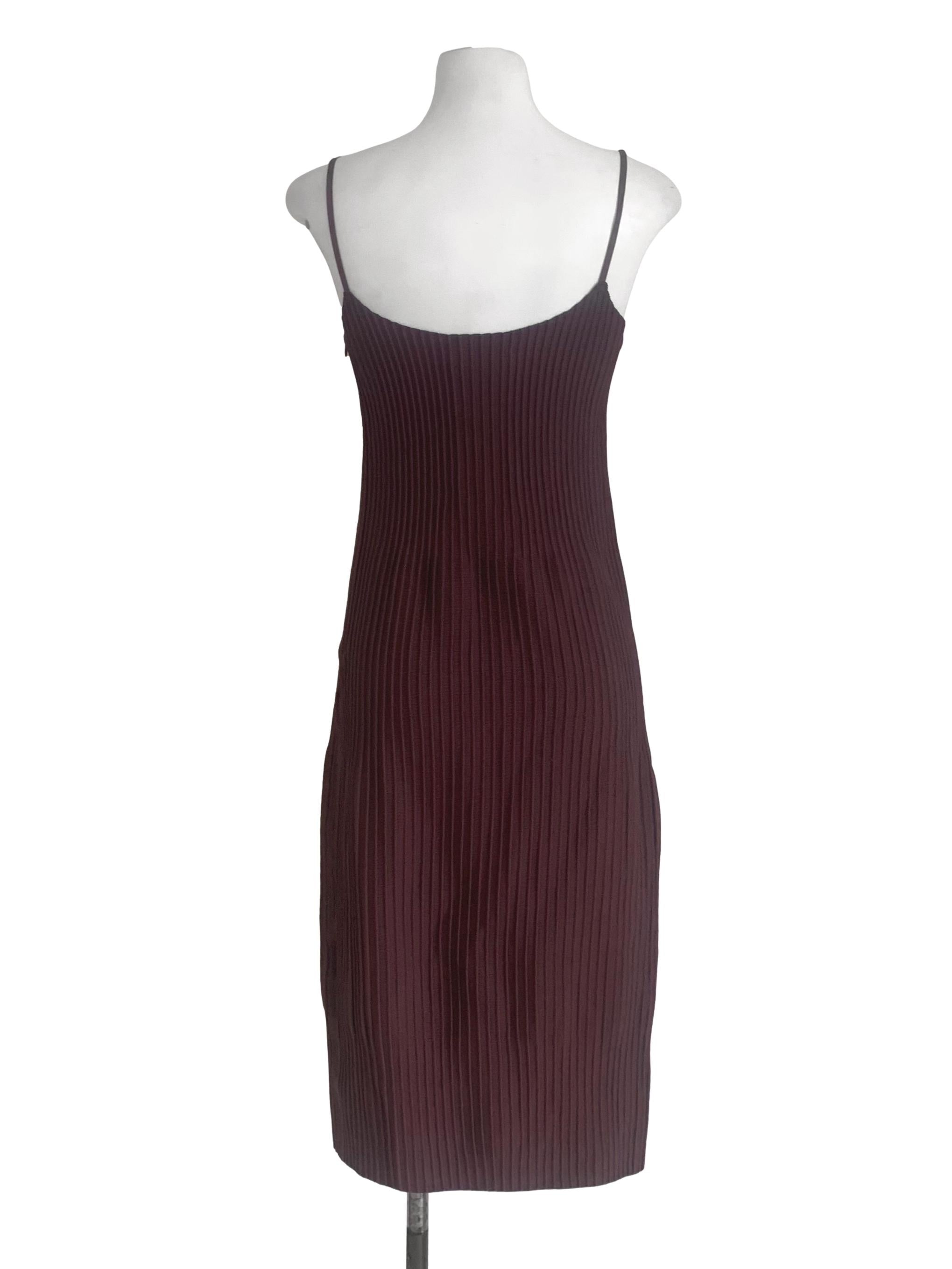 Walnut Brown Sheath Dress LB