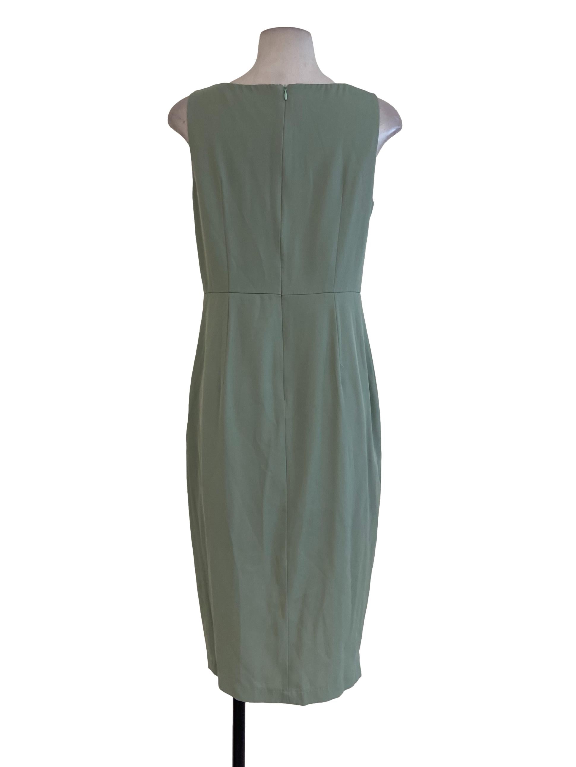 Mint Green Shift Asymmetric Dress