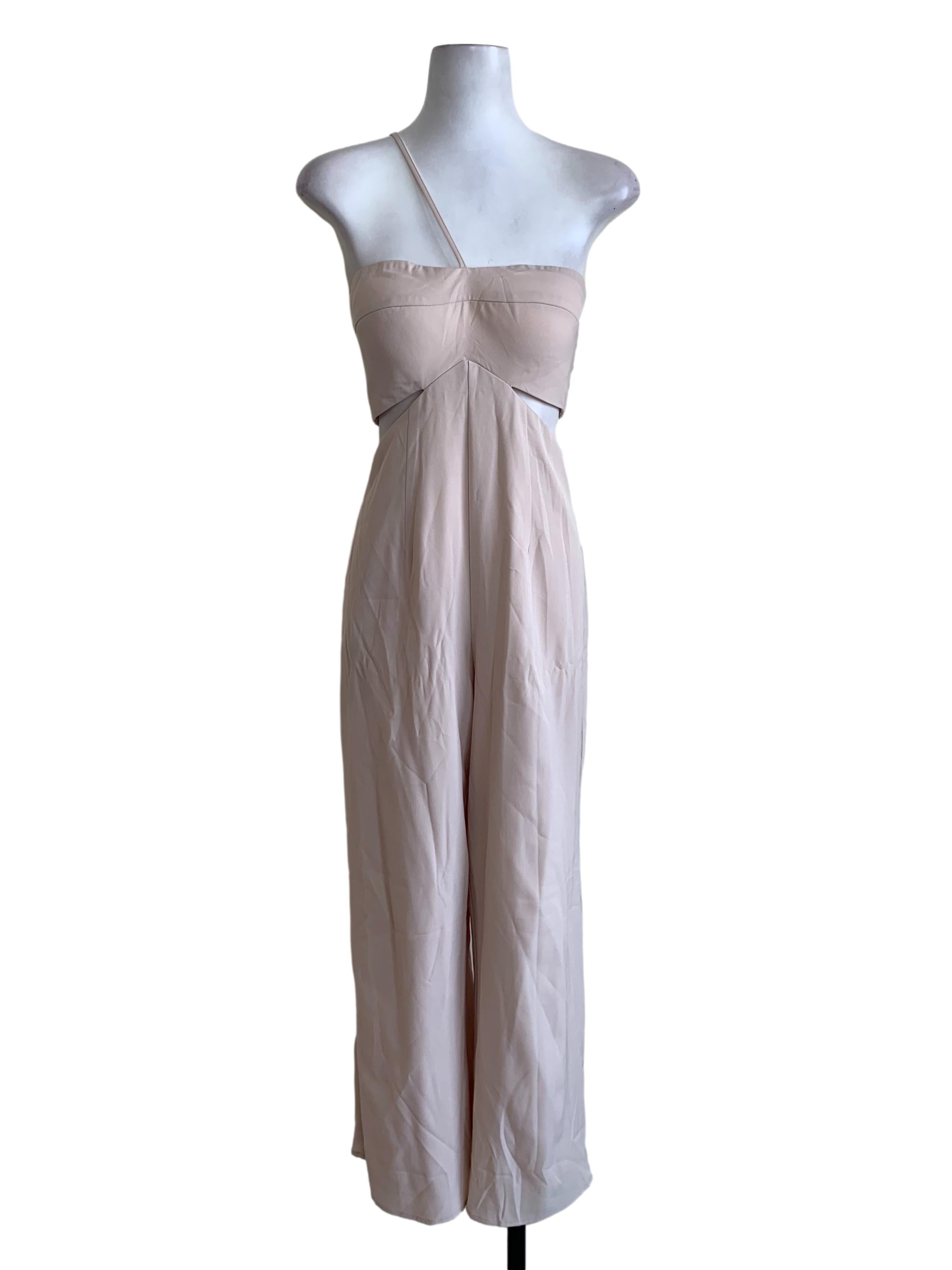 Peach Asymmetrical Jumpsuit