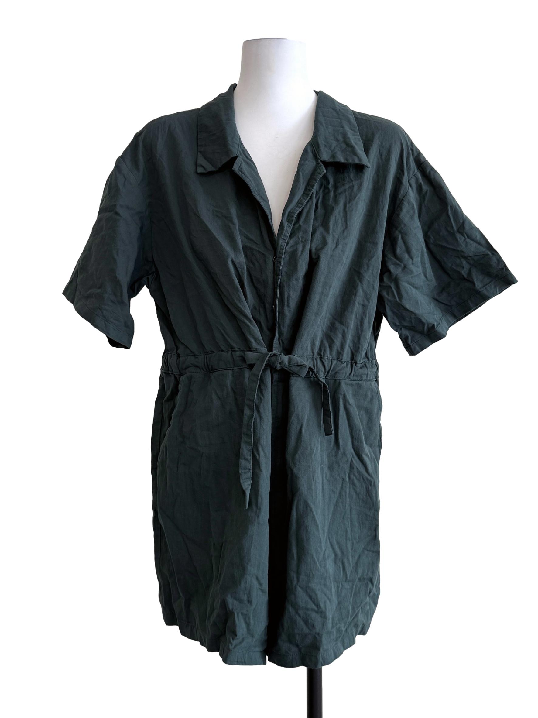 Ocean Blue Short Sleeves Romper TTR
