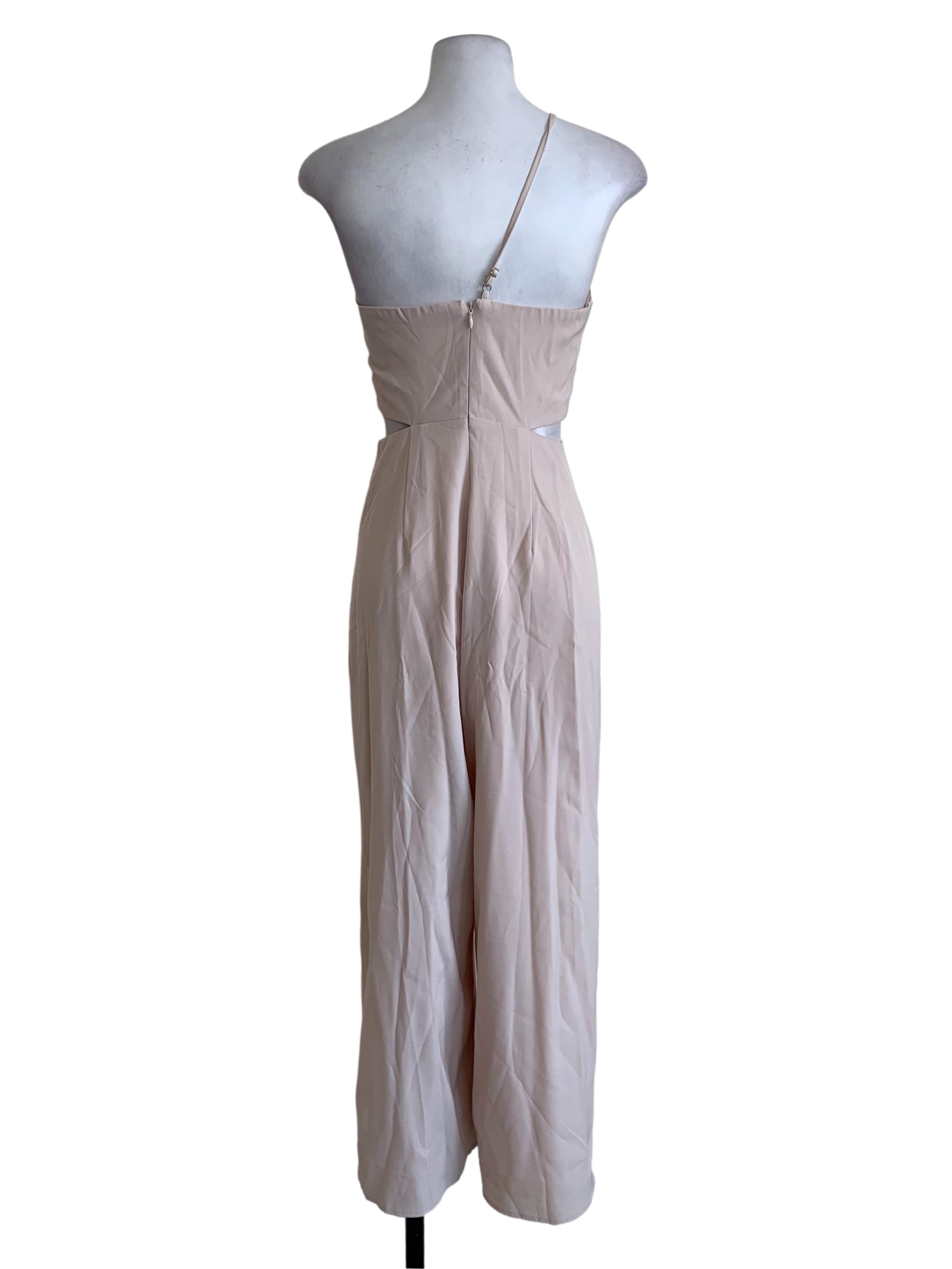 Peach Asymmetrical Jumpsuit