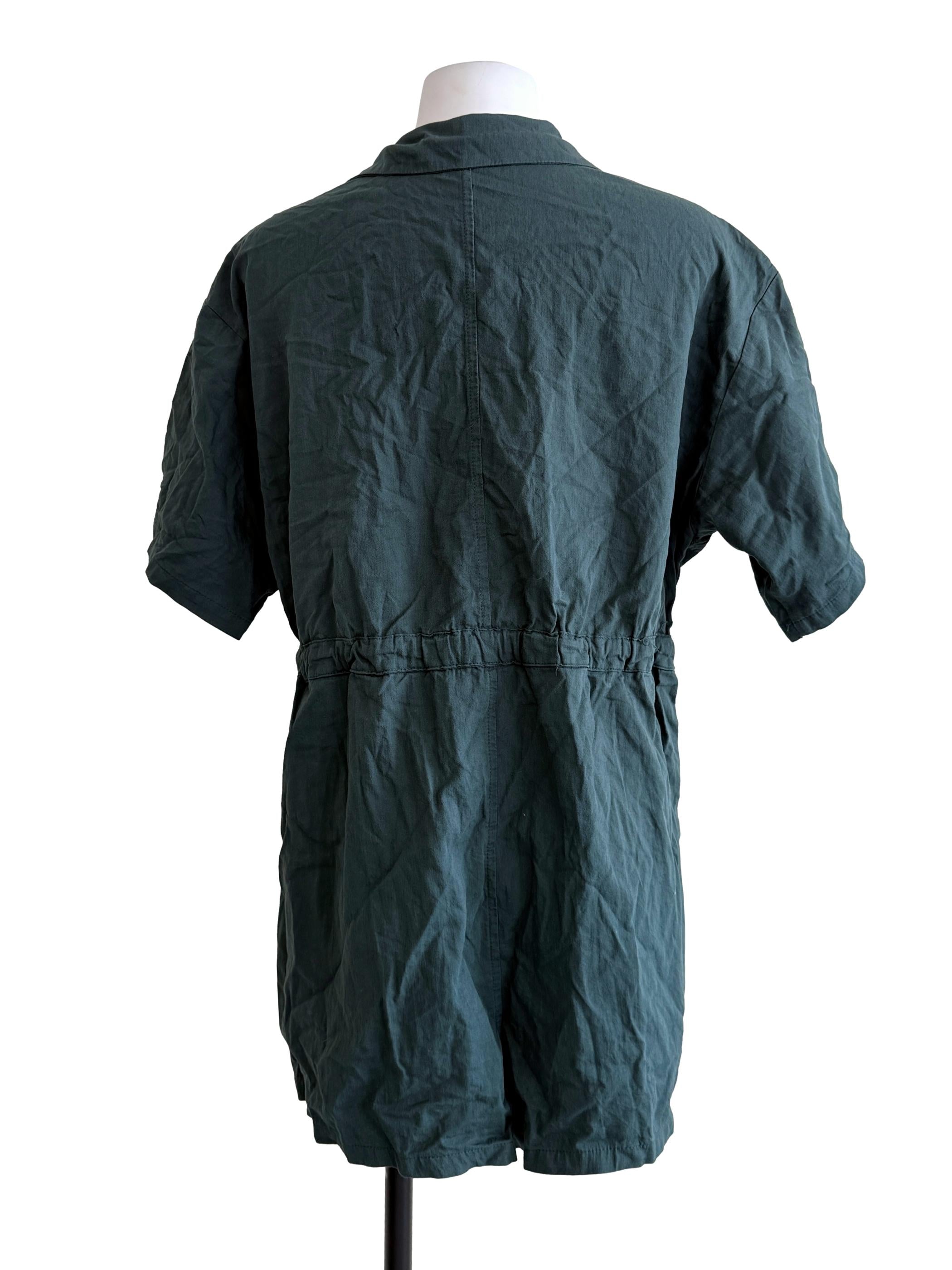 Ocean Blue Short Sleeves Romper TTR