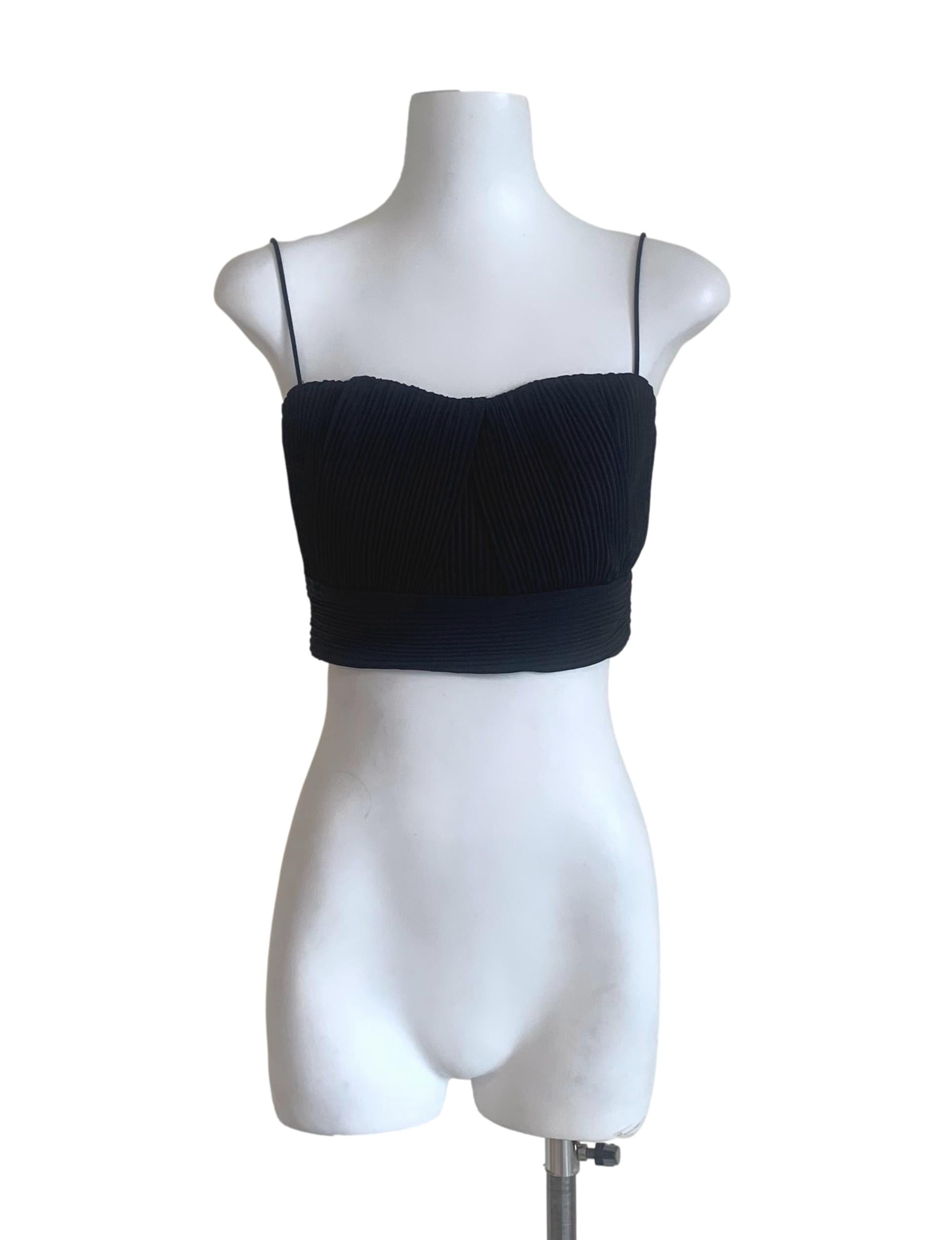 Ebony Black Spaghetti Strap Top