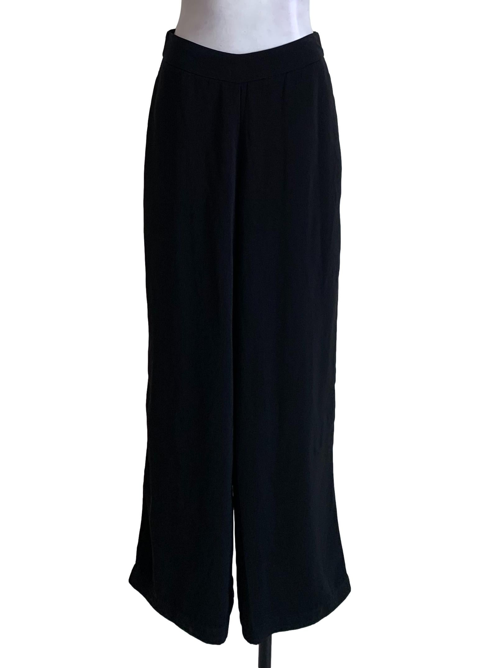 Black Plain Culottes YHF