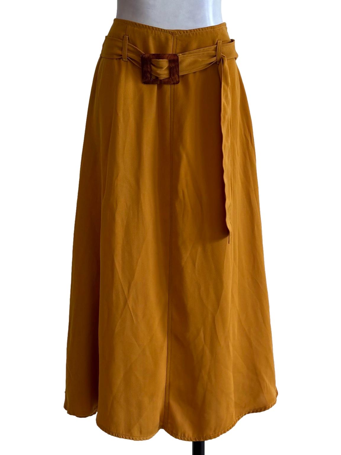 Dutch Orange A-Line Skirt
