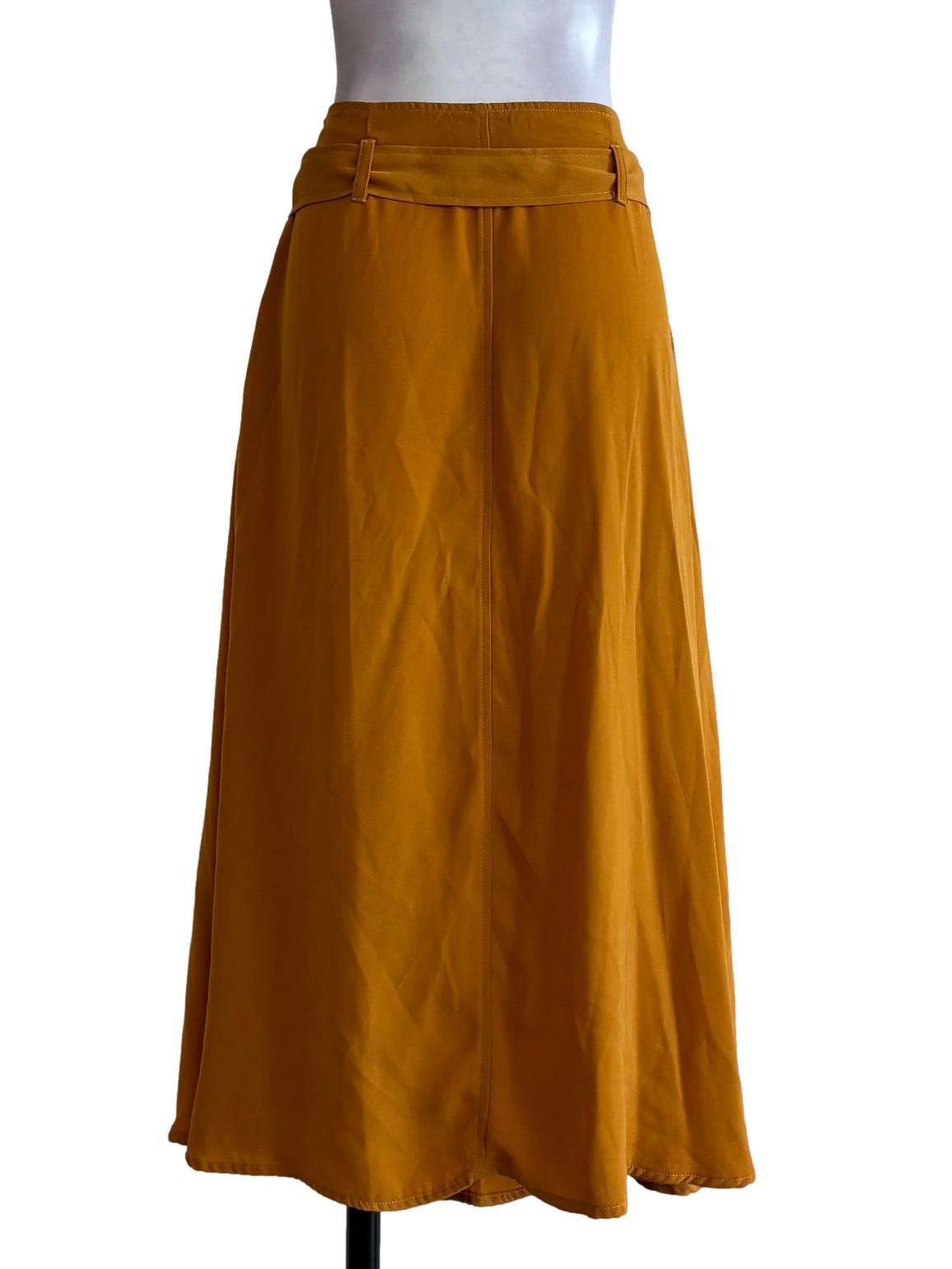 Dutch Orange A-Line Skirt