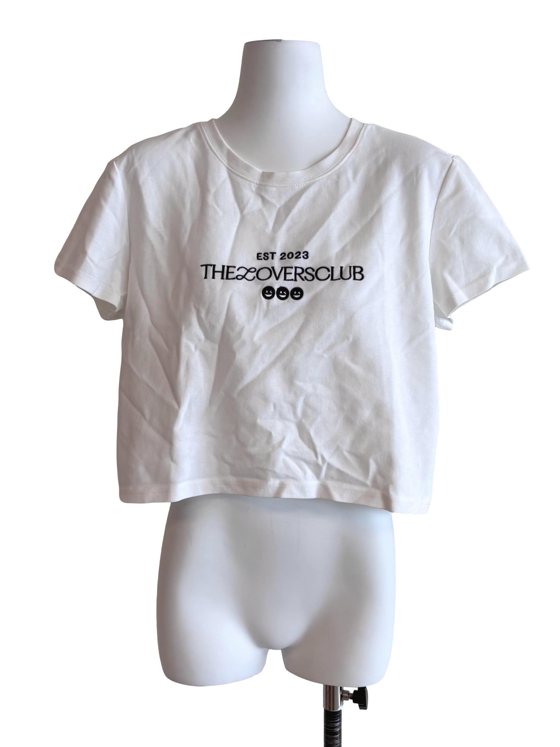 Daisy White Club Cropped Tee TCL
