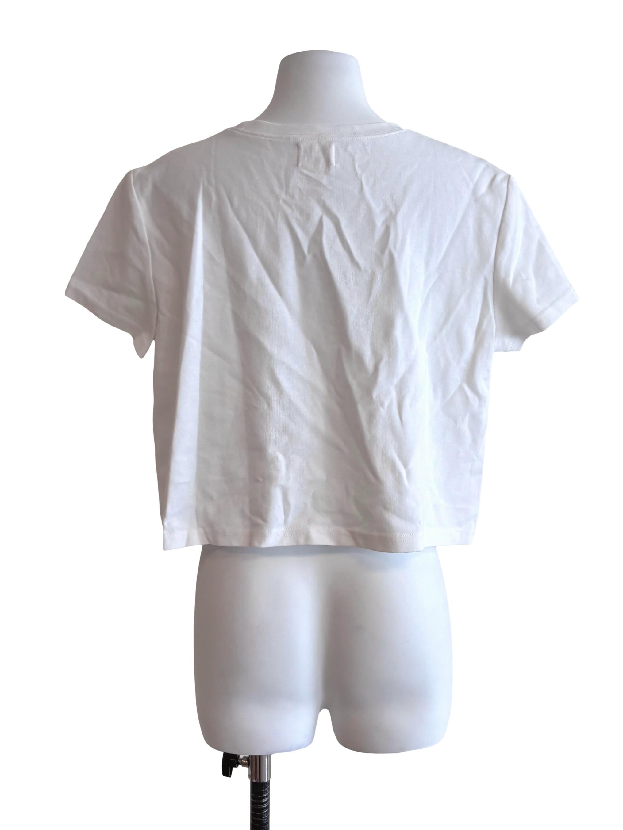 Daisy White Club Cropped Tee TCL