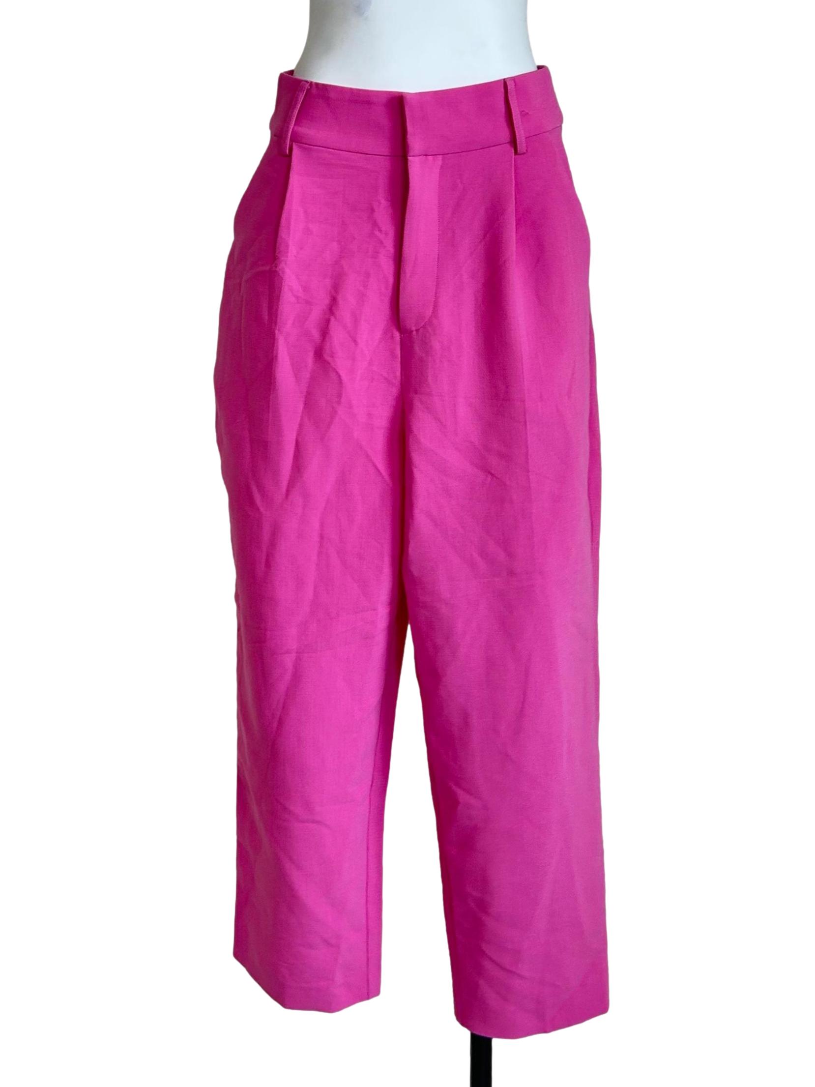Taffy Pink Pleated Ankle Pants LB