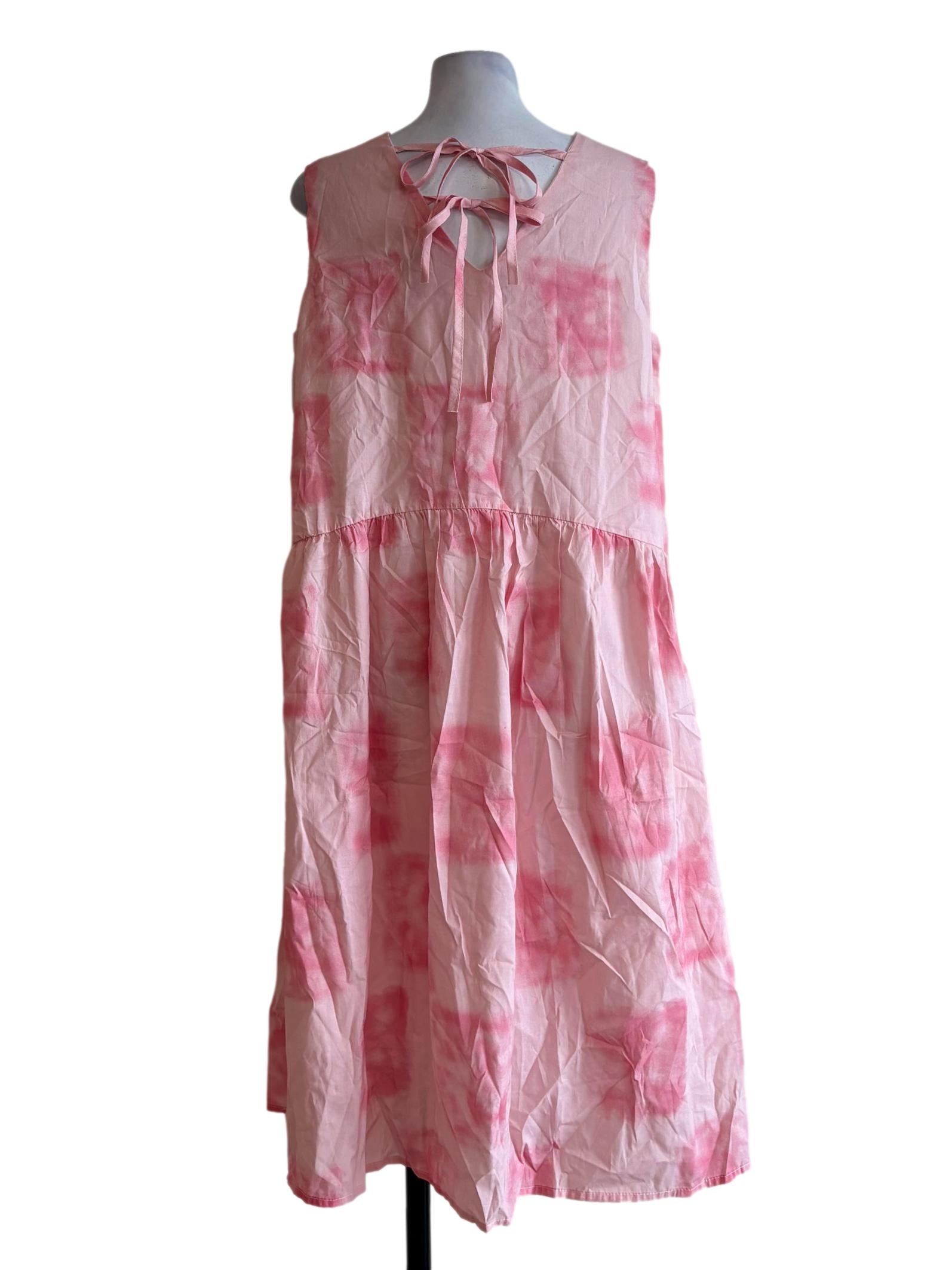 Pastel Pink Sleeveless Dress
