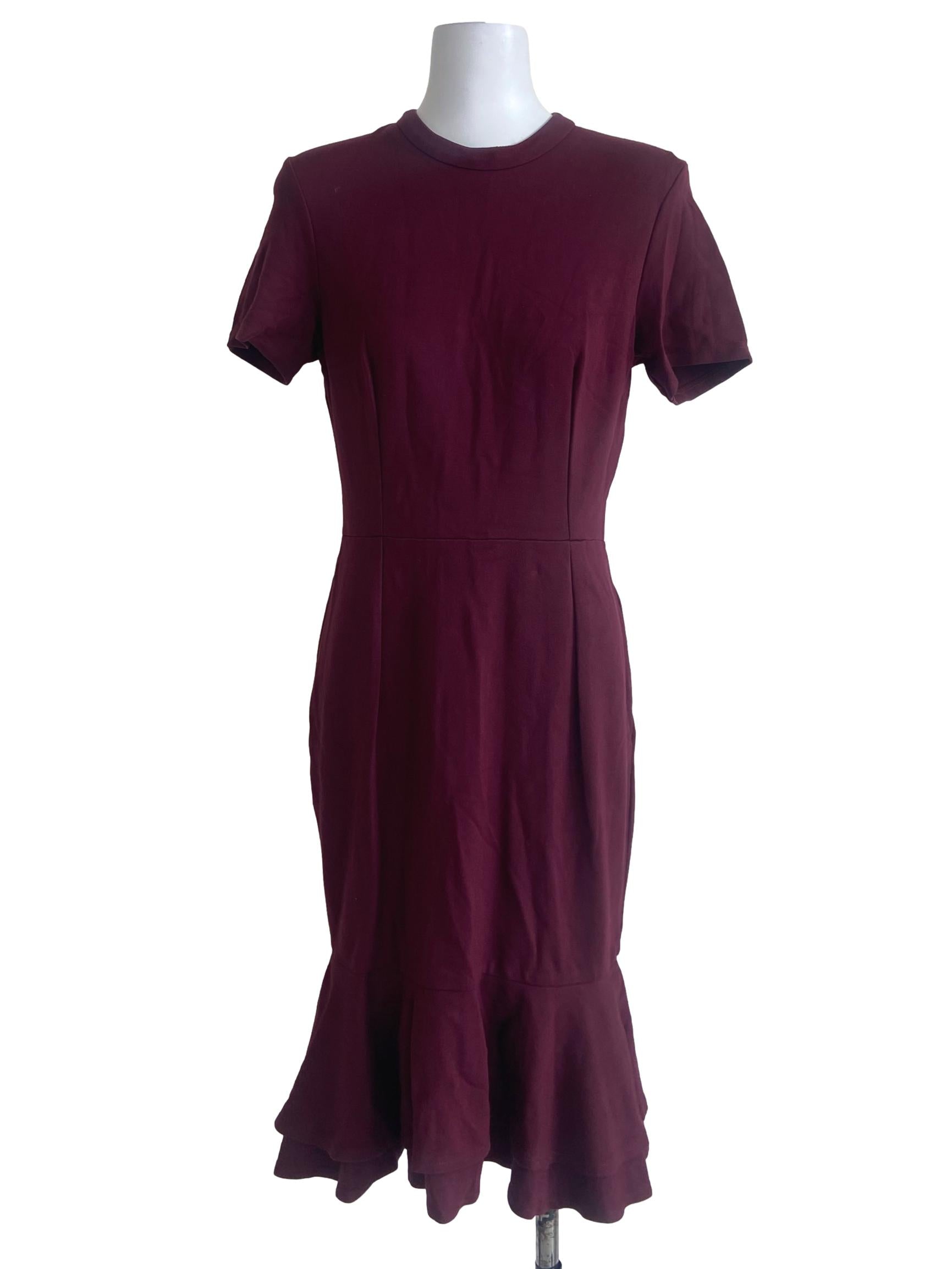 Jam Purple Drop Waist Shift Dress