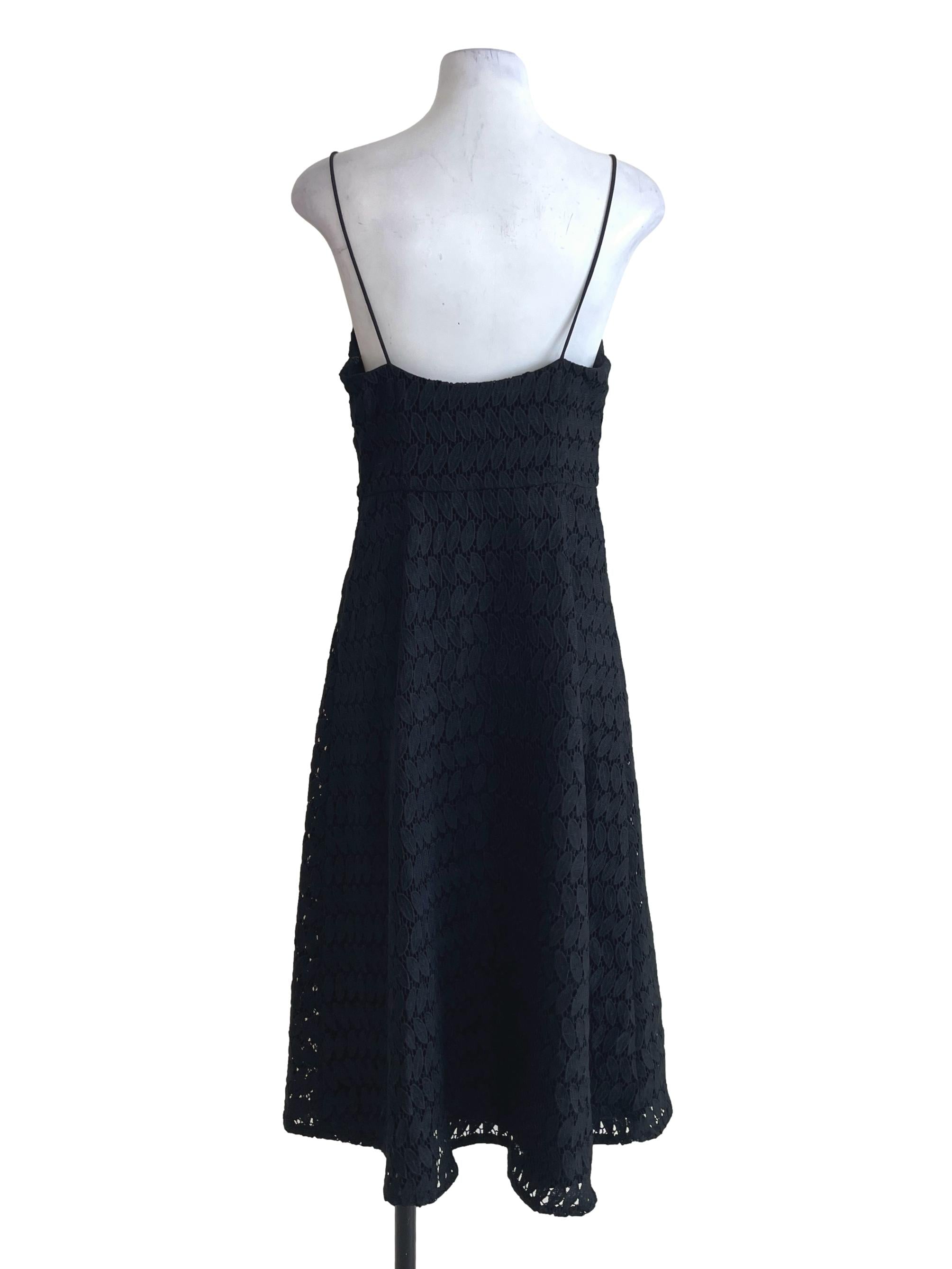 Black Eyelet Dress