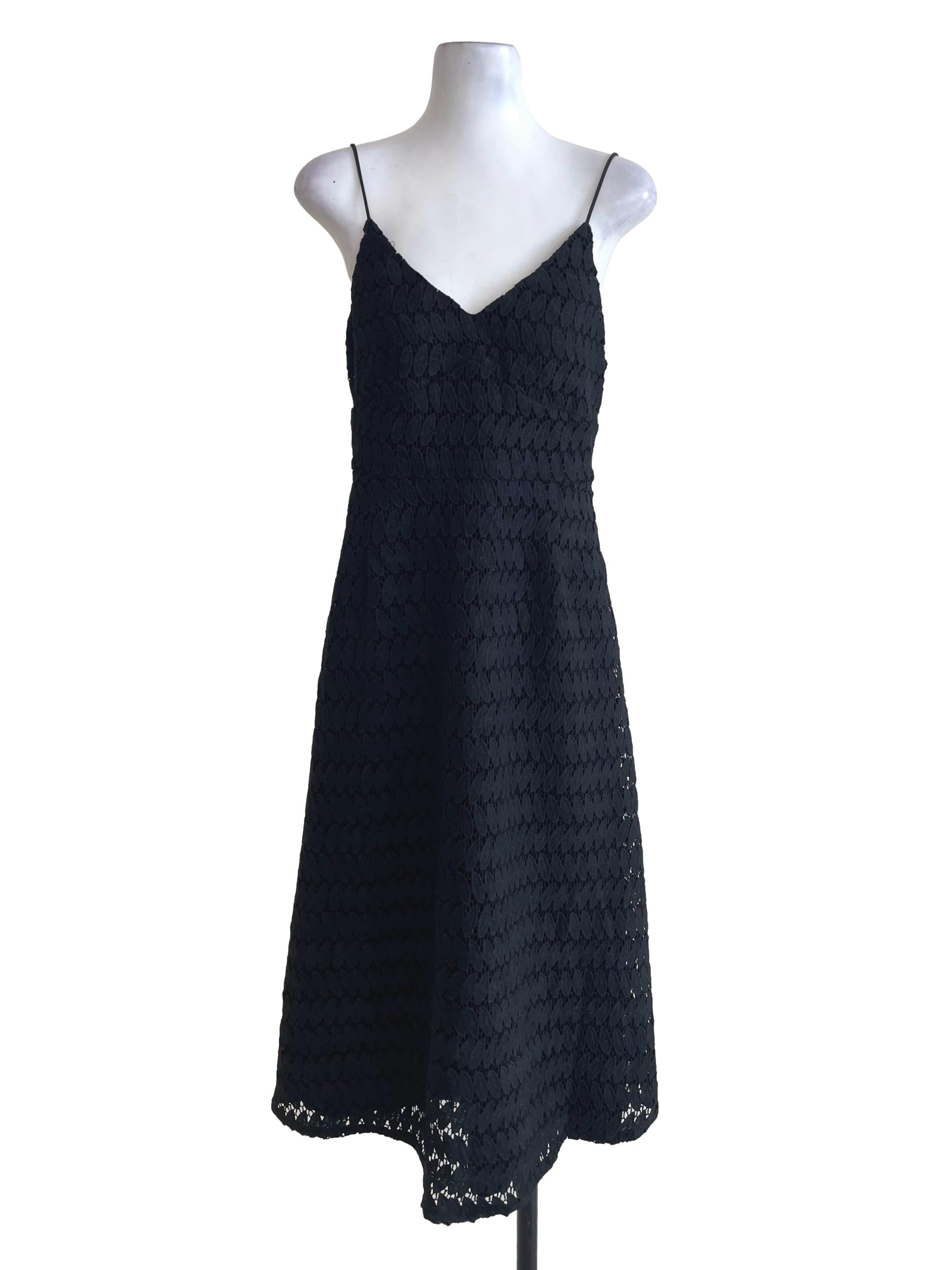 Black Eyelet Dress