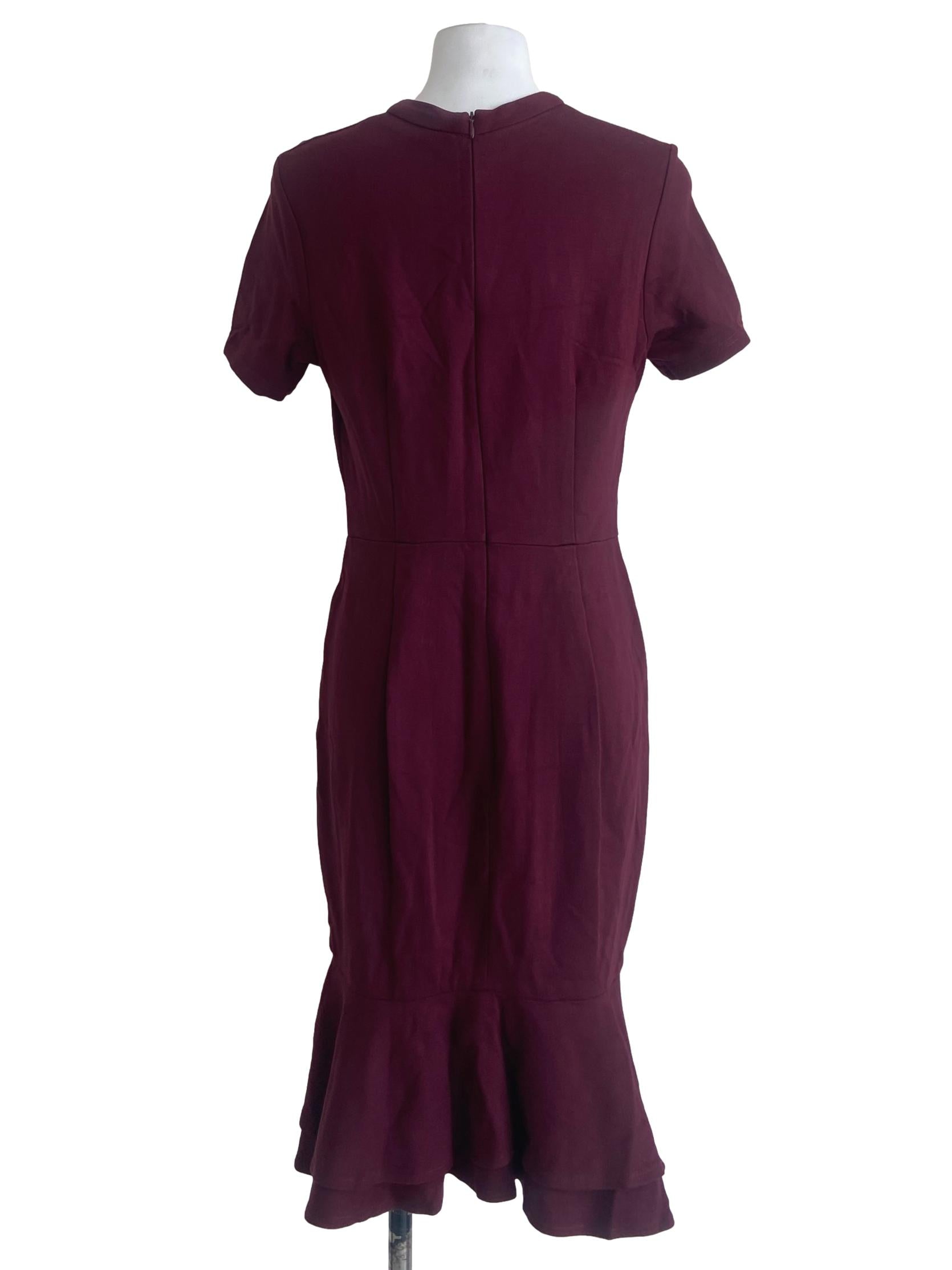 Jam Purple Drop Waist Shift Dress