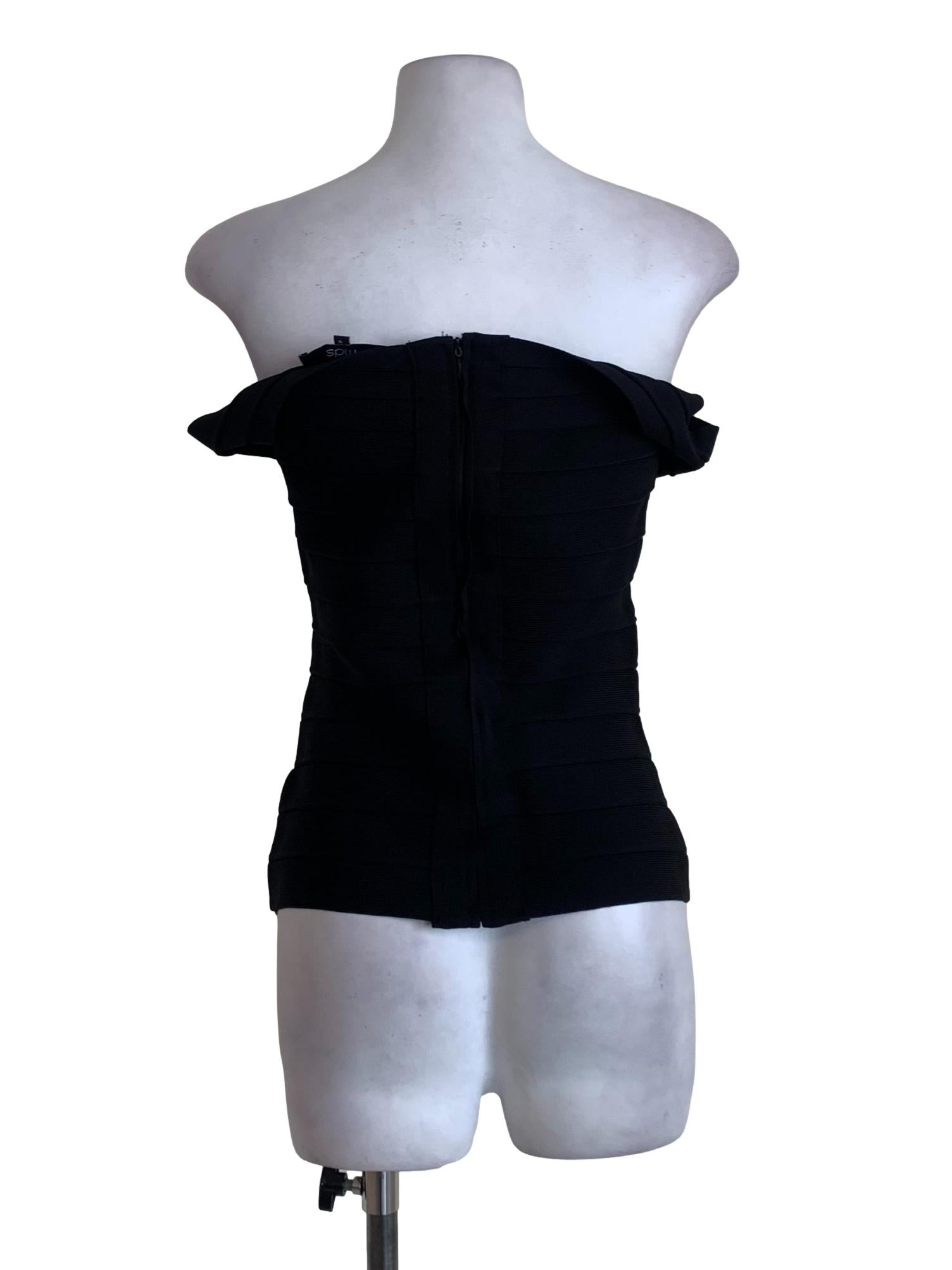 Black Off Shoulder Top