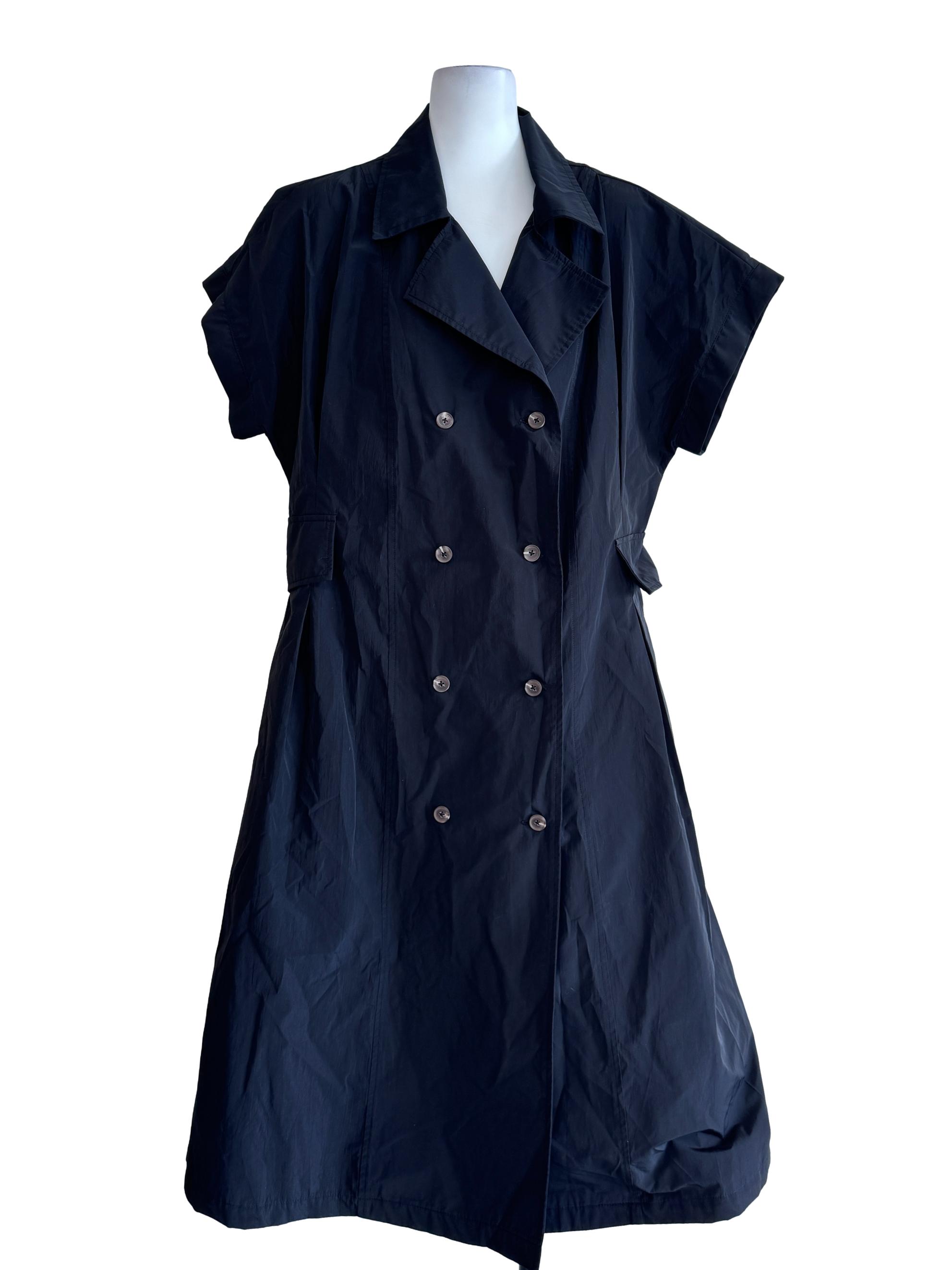 Black Buttoned Dress