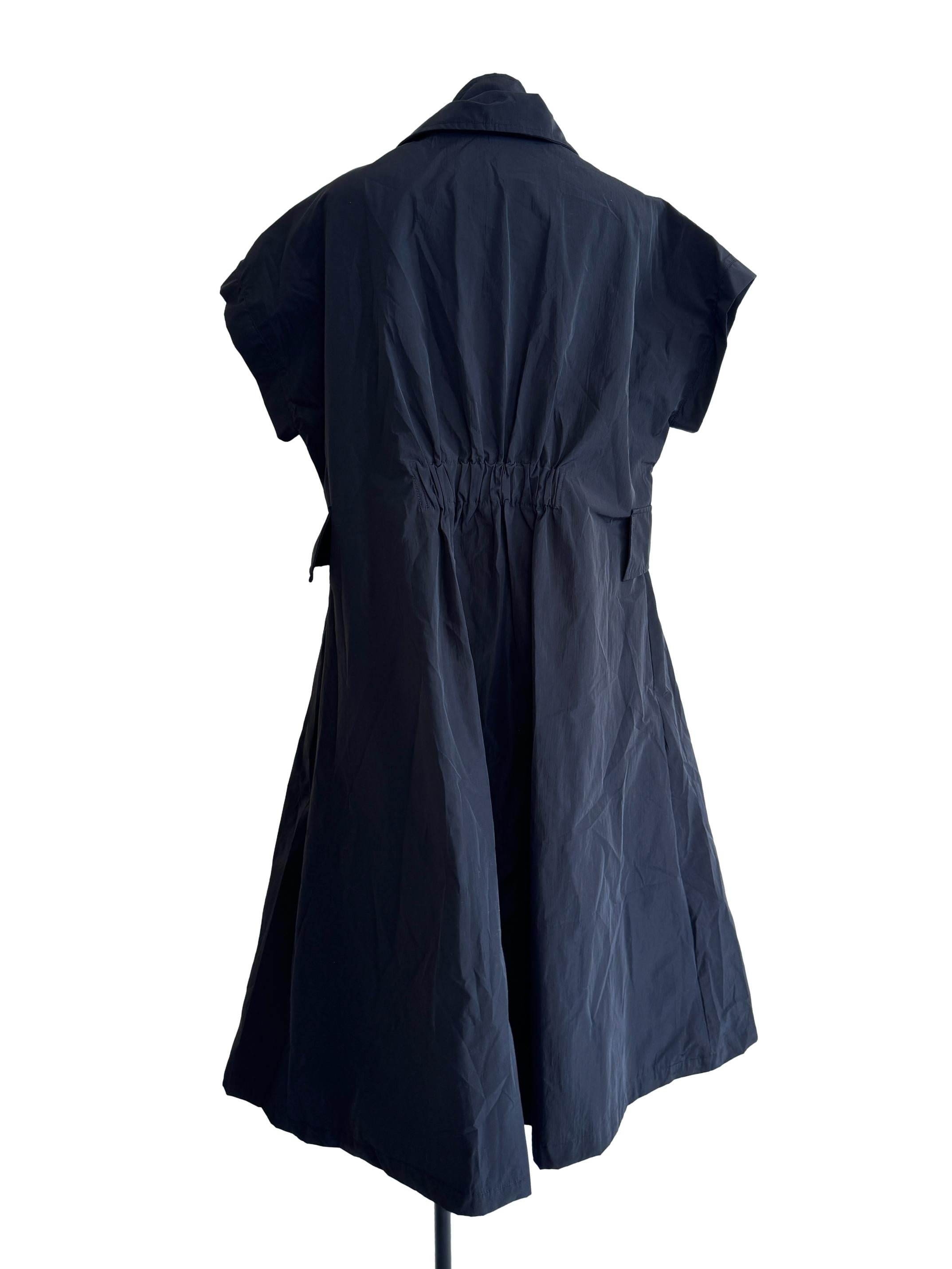 Black Buttoned Dress