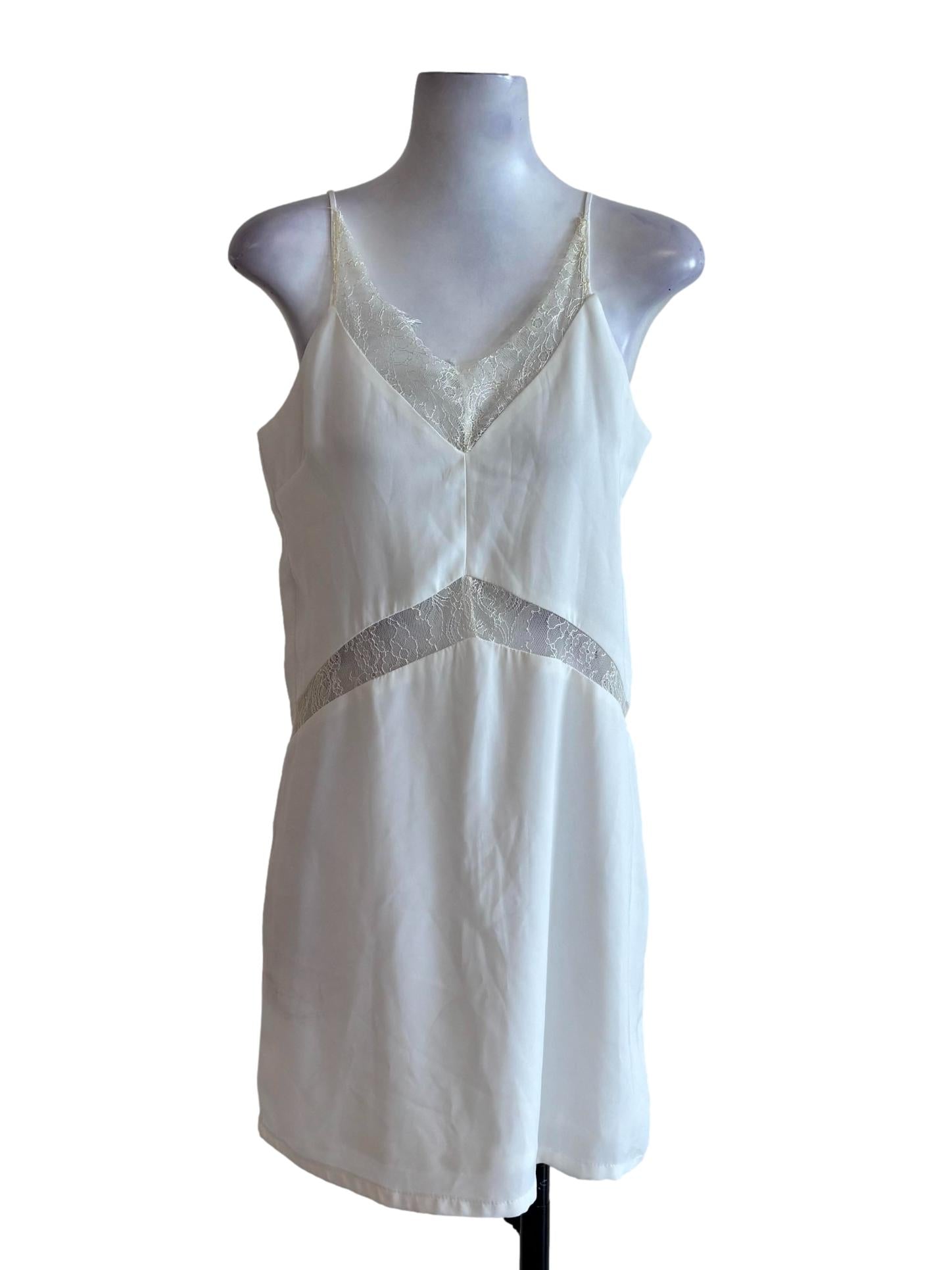 Powder White Camisole Dress