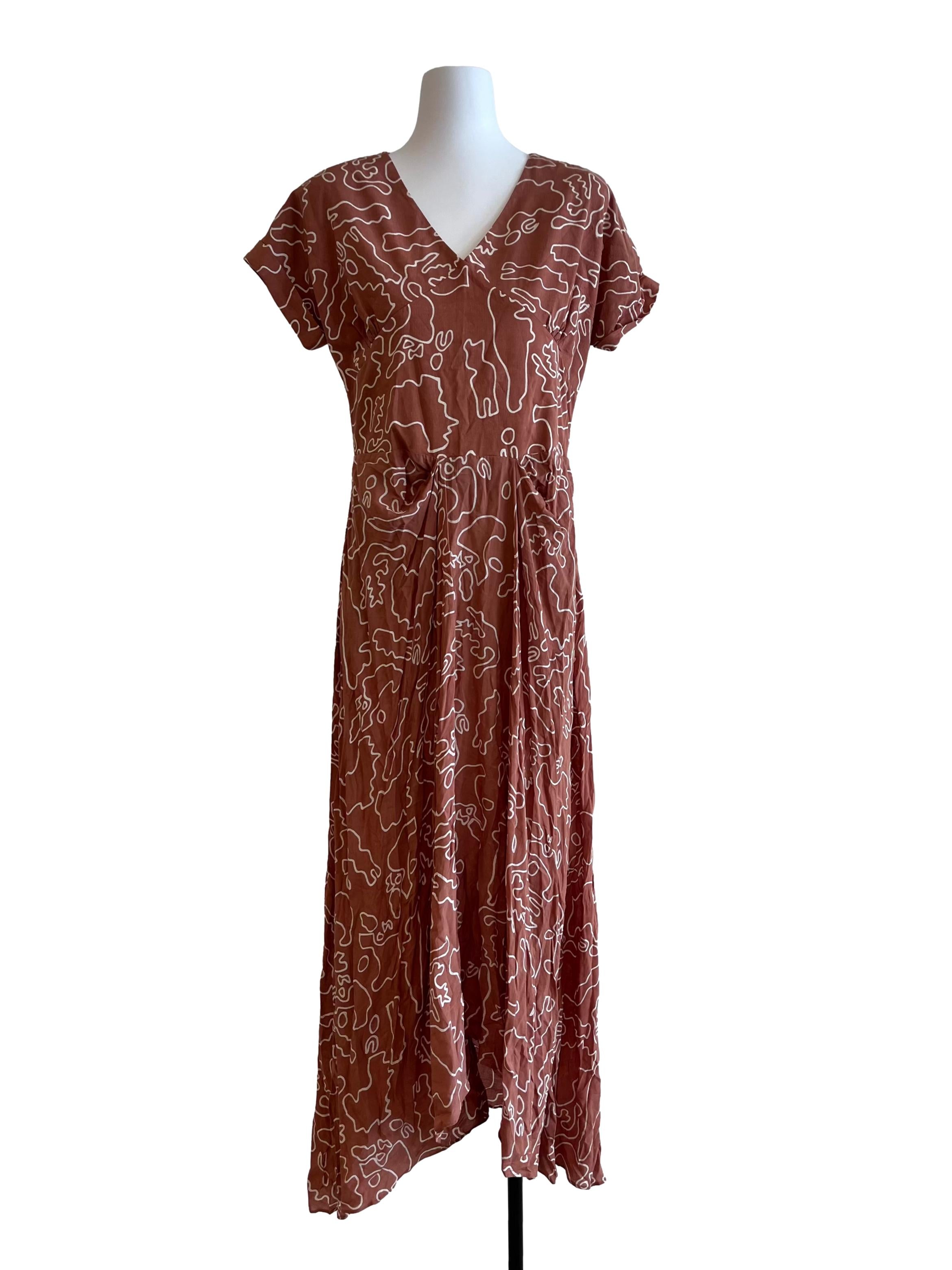 Peach Brown Bailey Dress CSN