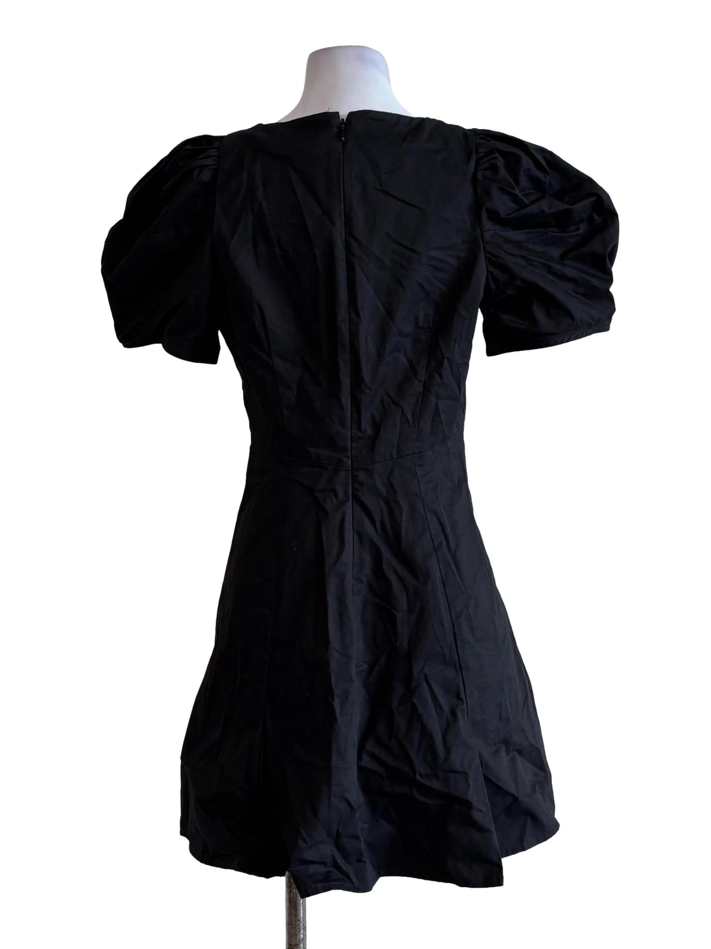 Jet Black Baby Doll Dress