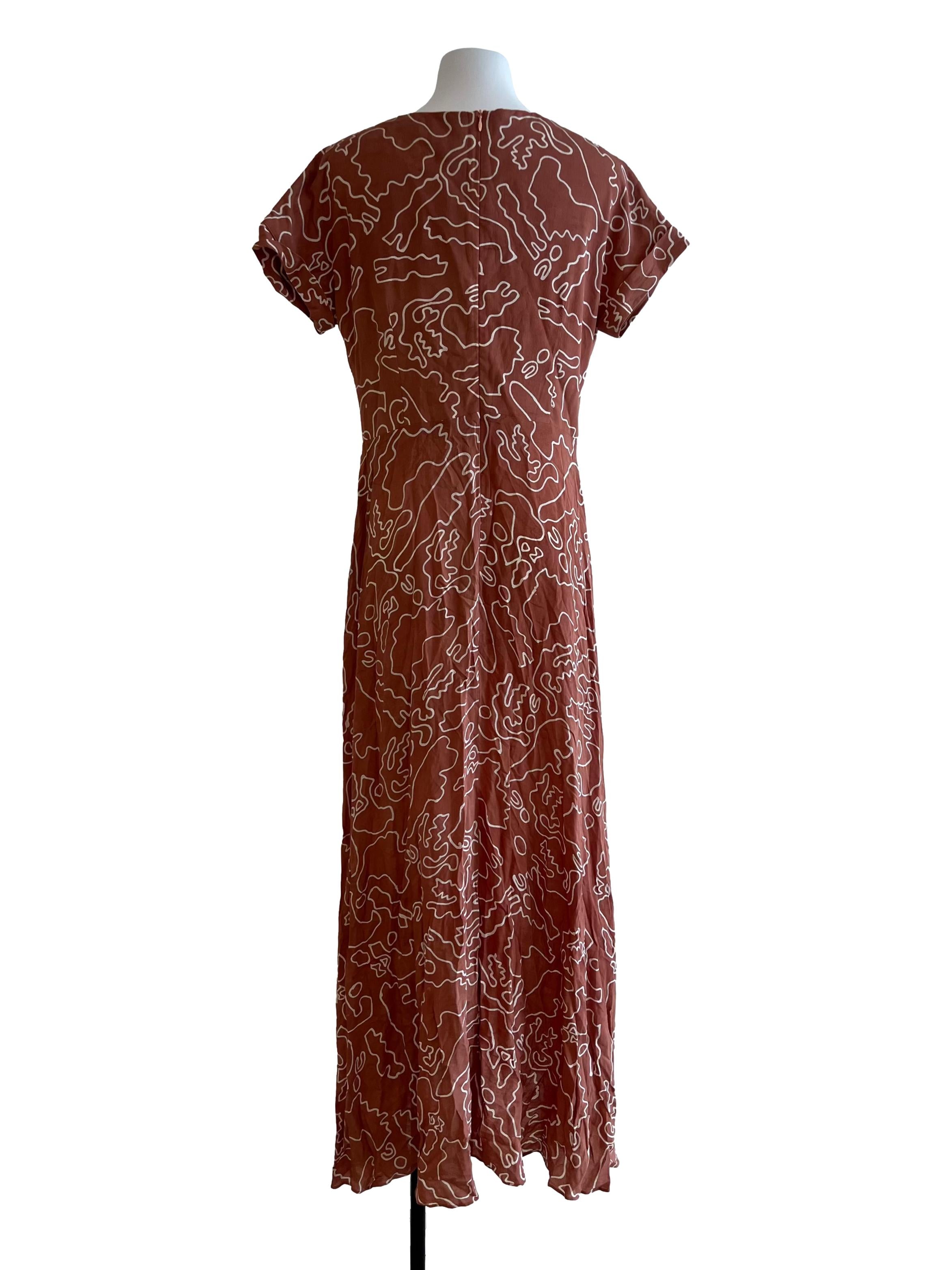 Peach Brown Bailey Dress CSN