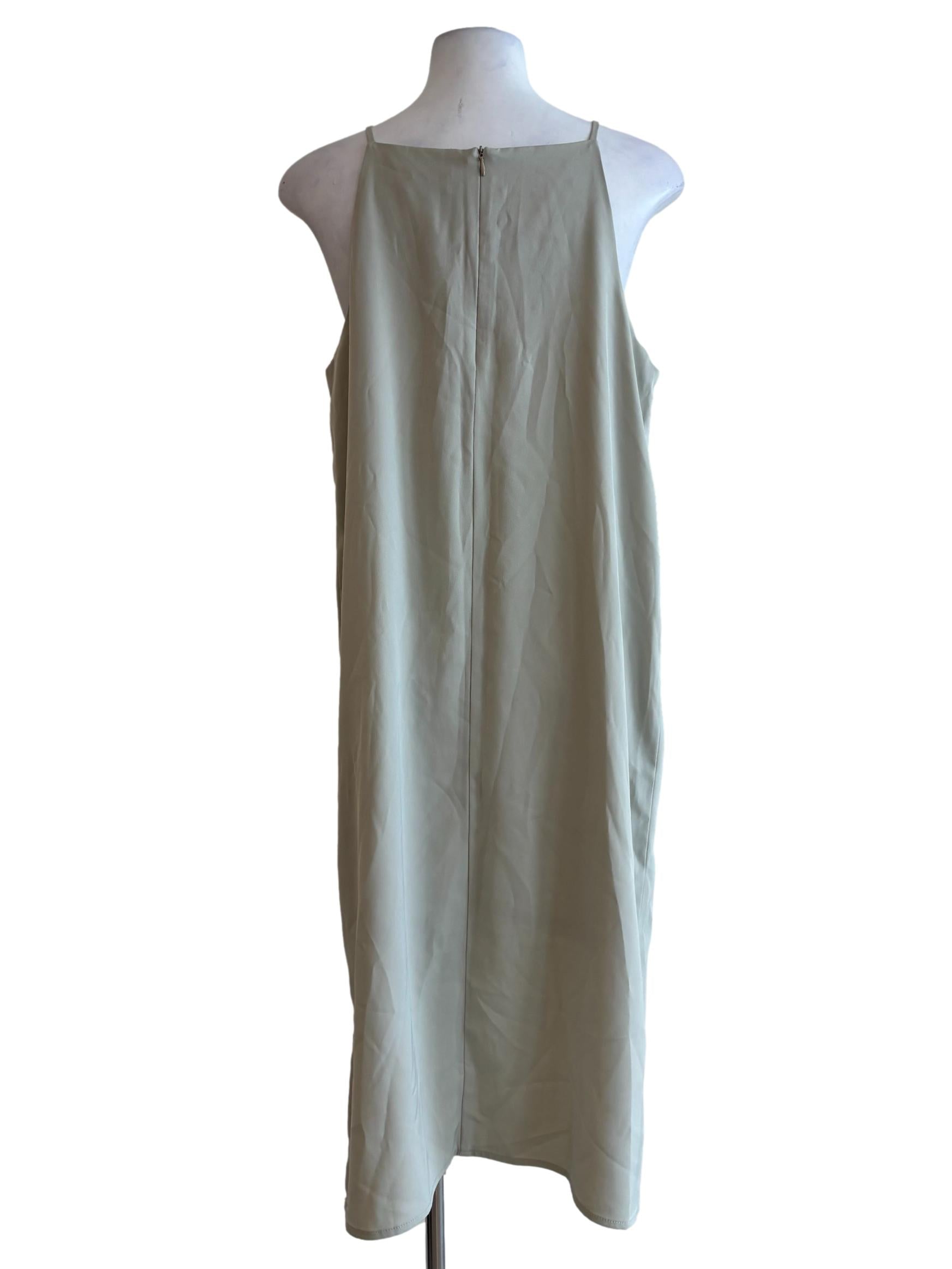 Basil Green Sleeveless Dress