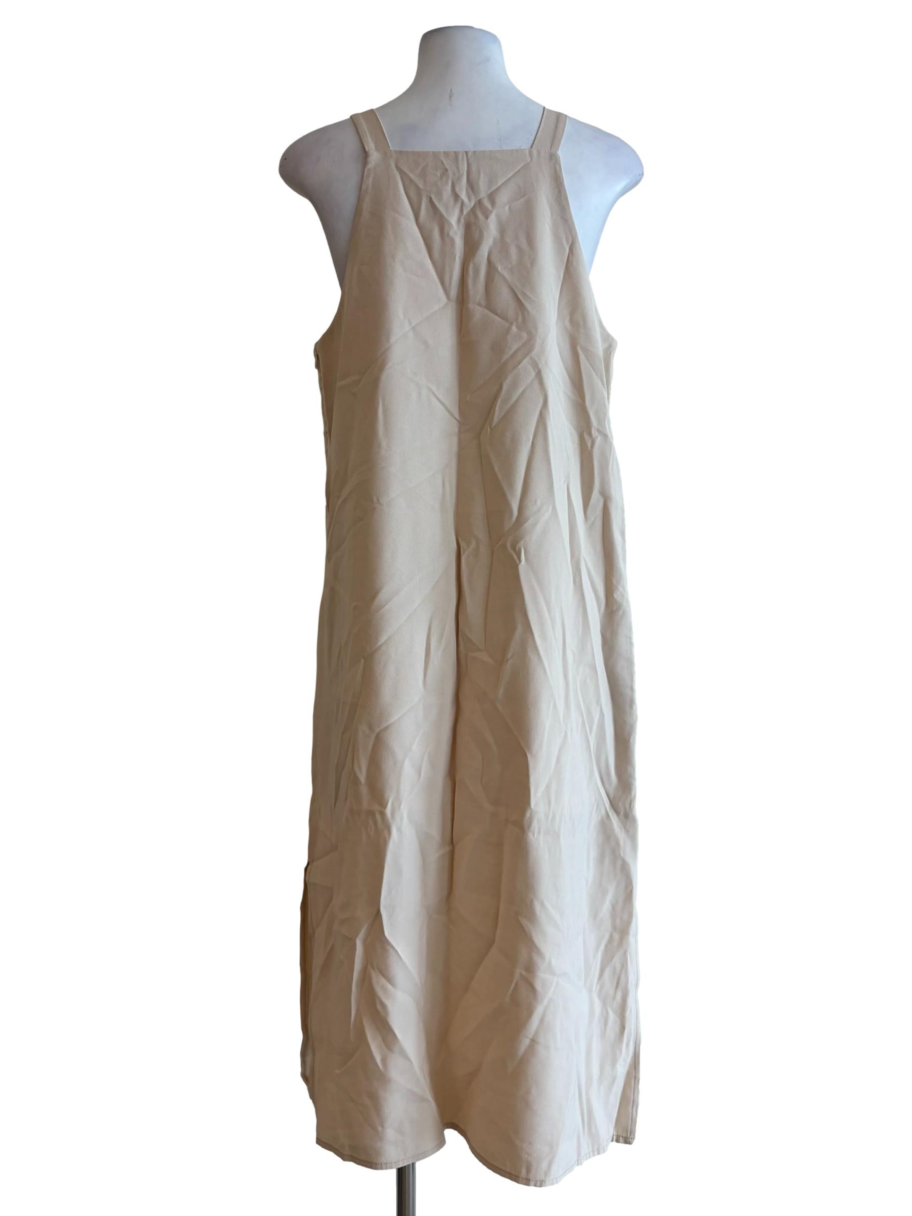 Buttercream Apron Neck Dress
