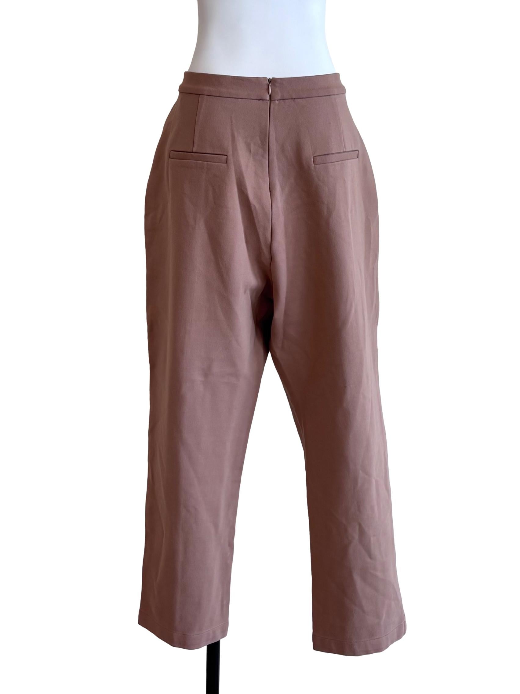 Tawny Brown High Waist Pants LB
