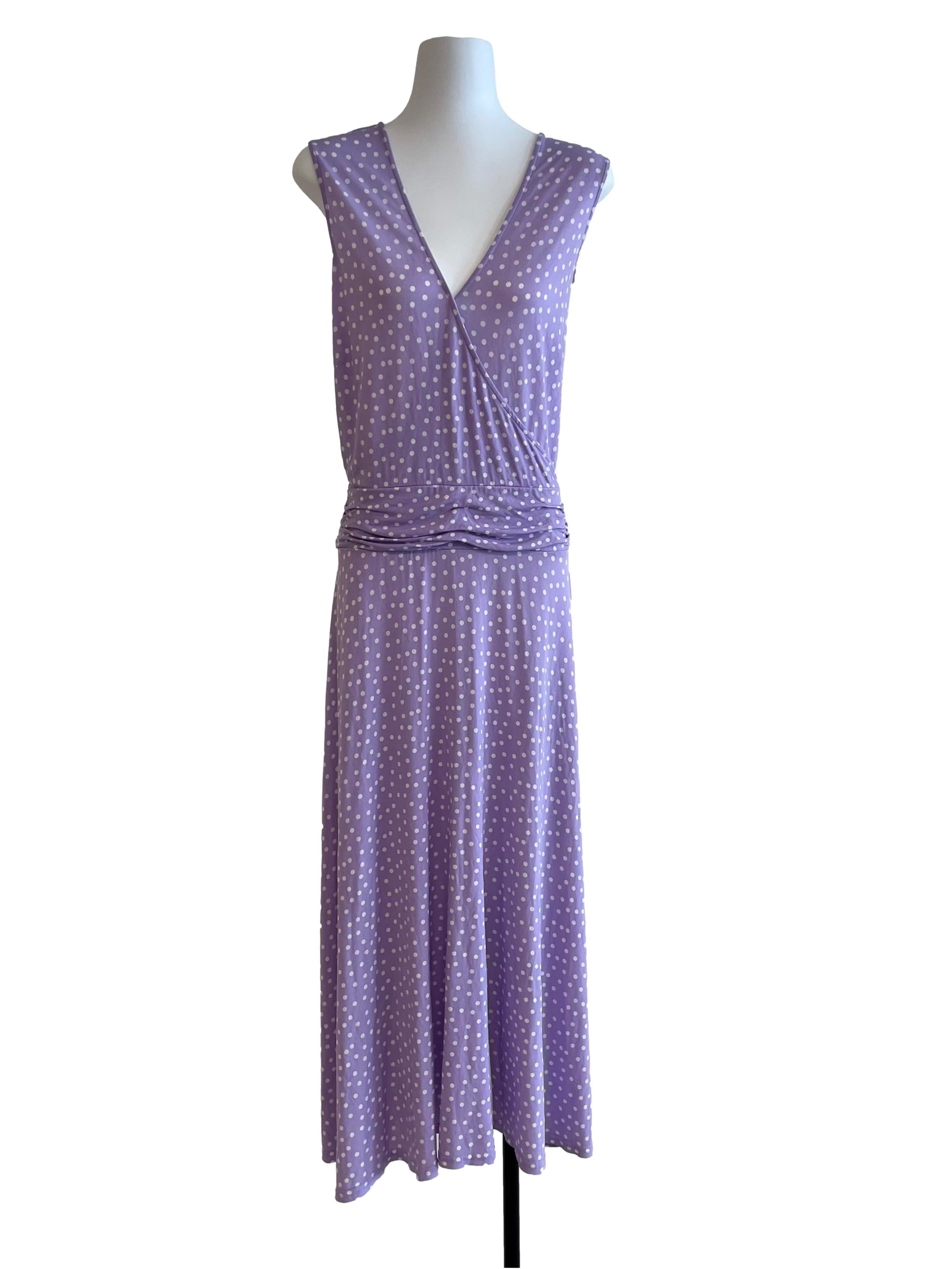 Confetti Purple Polka Dot Cindy Dress CSN