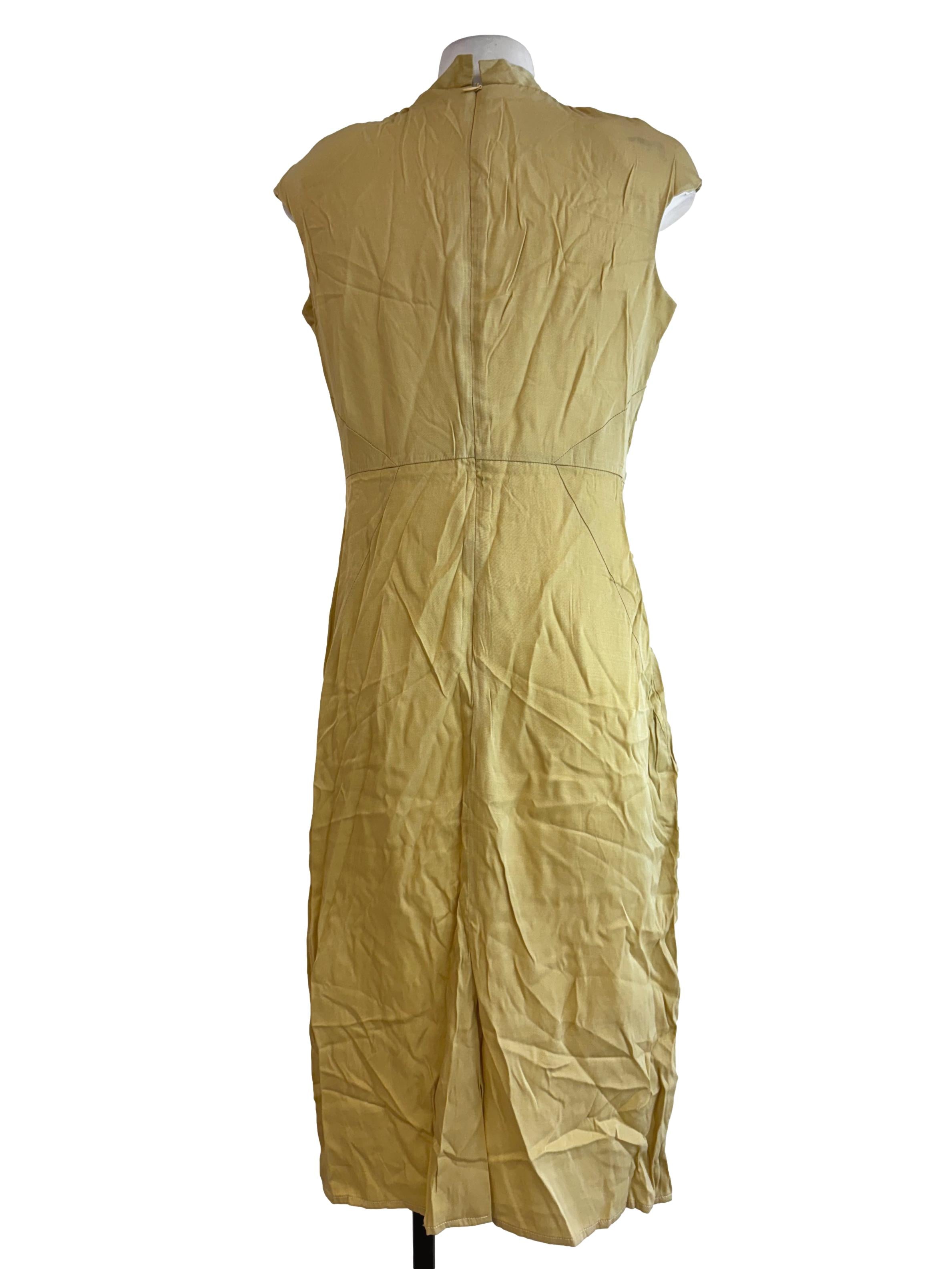Pale Canary A-Cut Dress