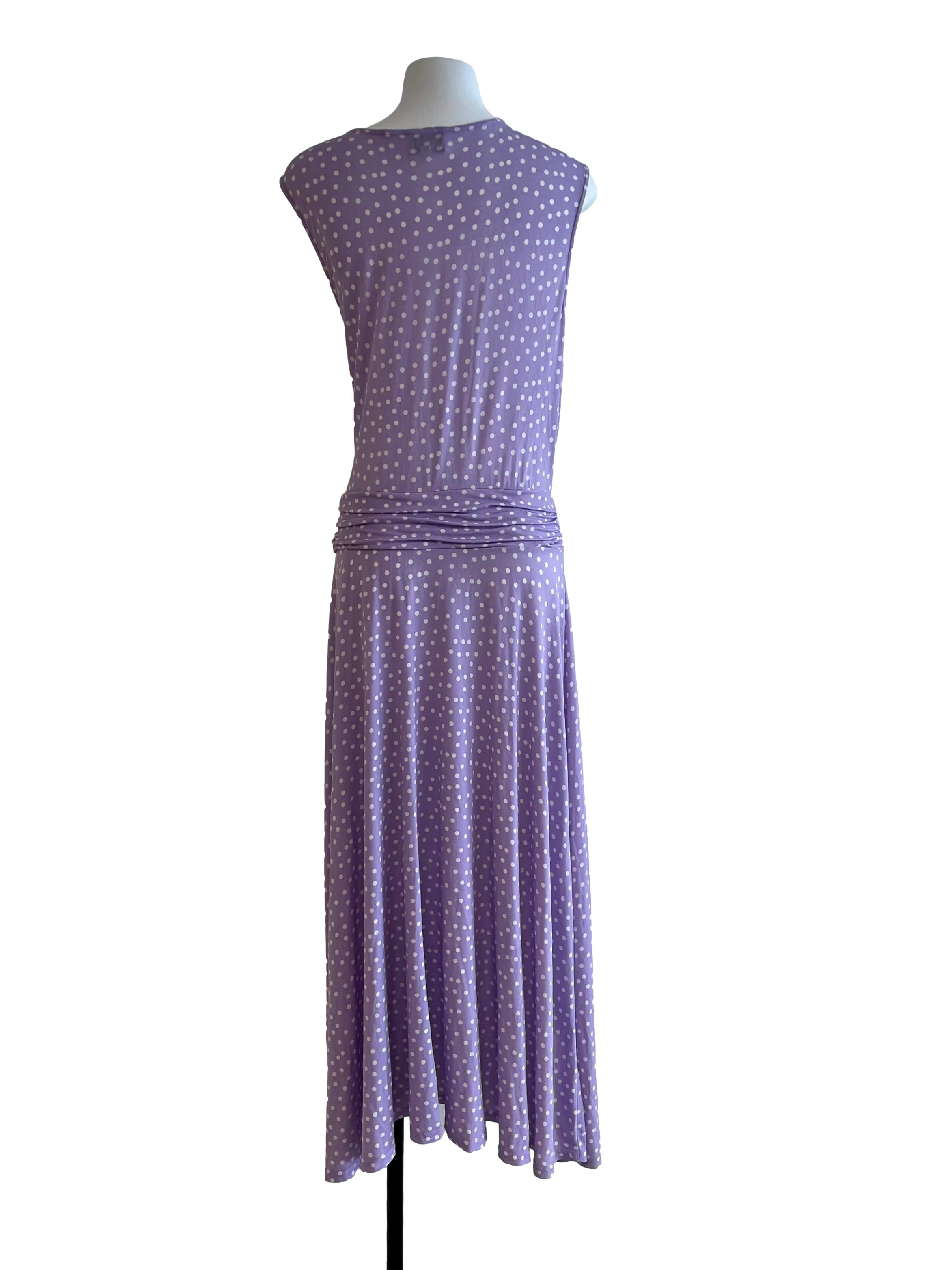 Confetti Purple Polka Dot Cindy Dress CSN