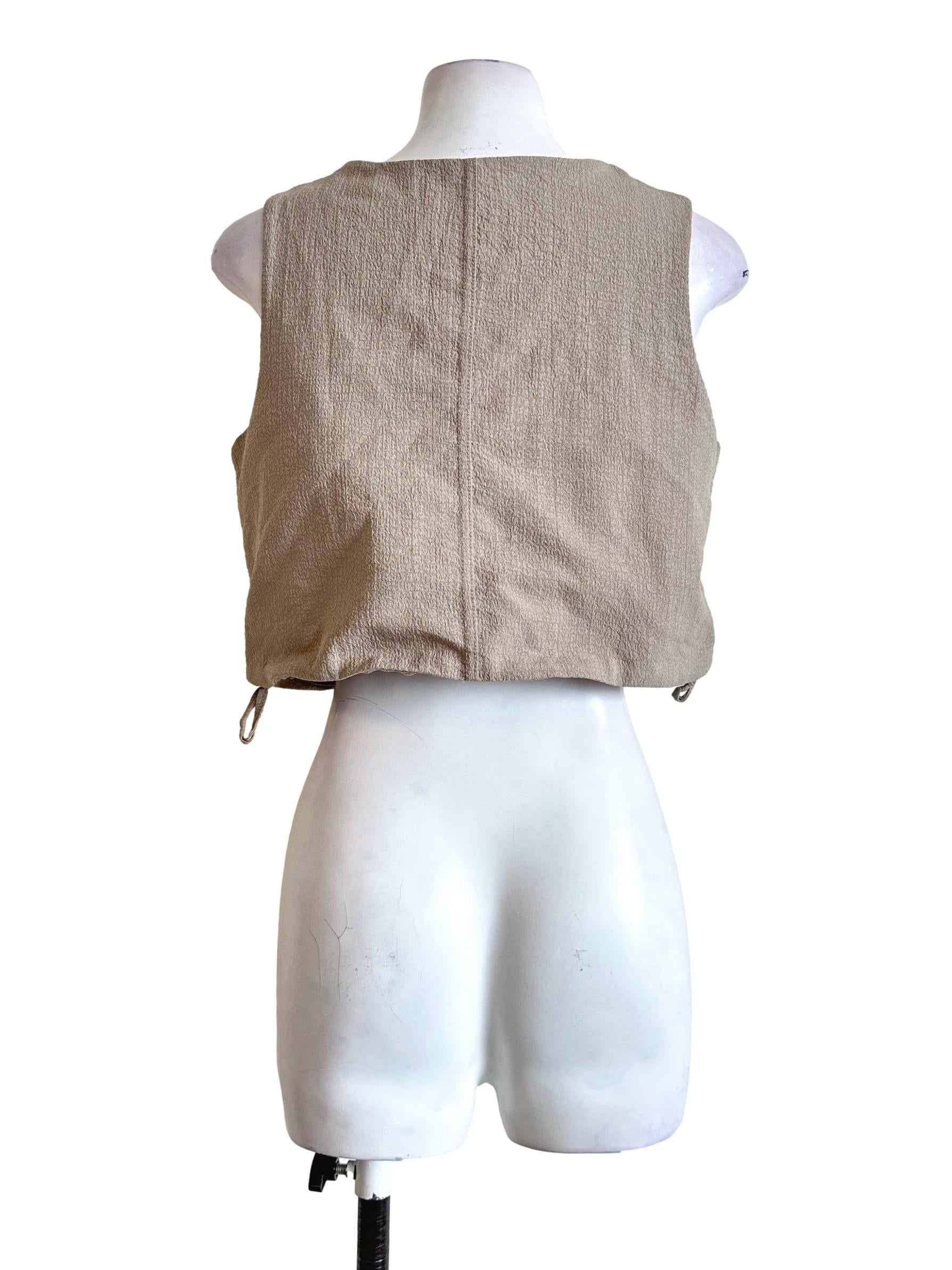Hazelnut Beige Texture Top