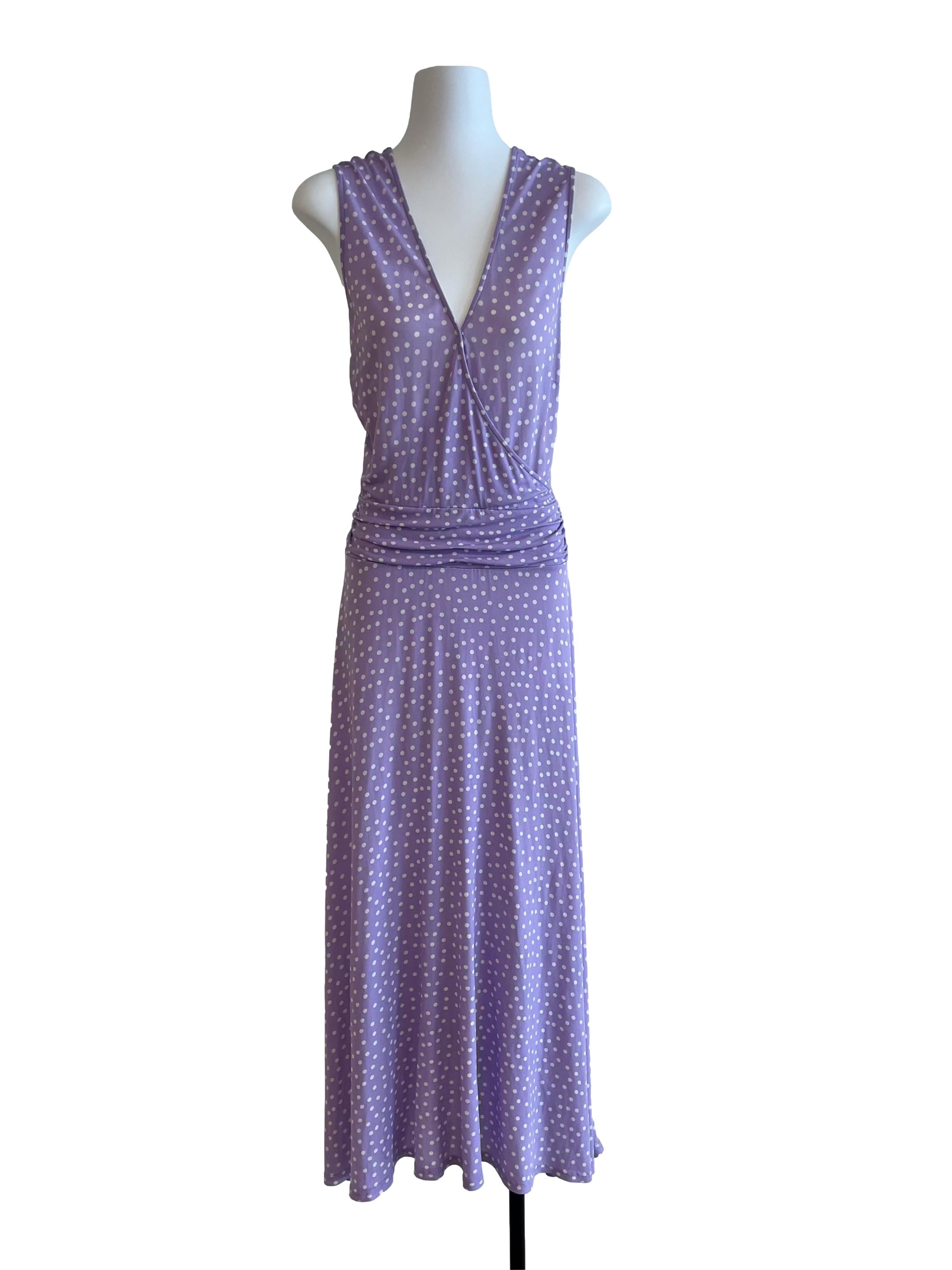 Confetti Purple Polka Dot Cindy Dress CSN