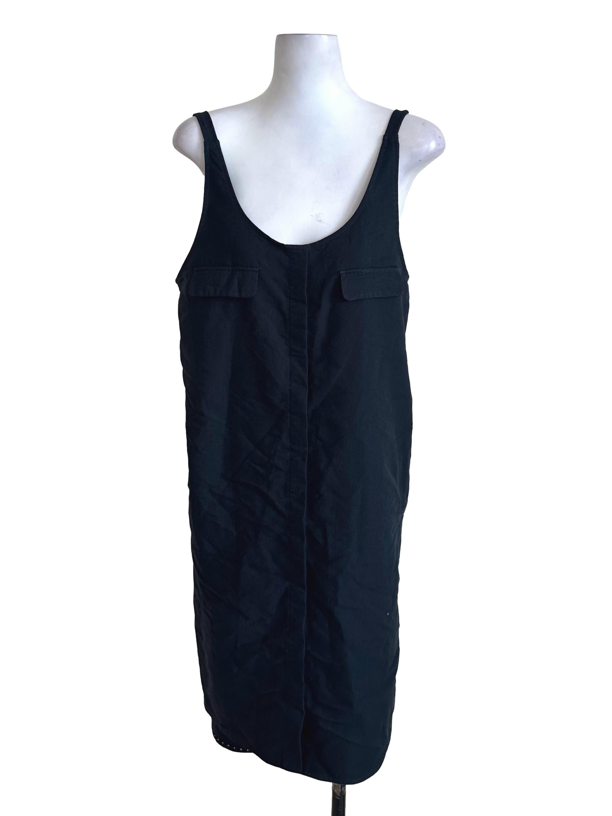 Midnight Blue Scoop Neck Dress
