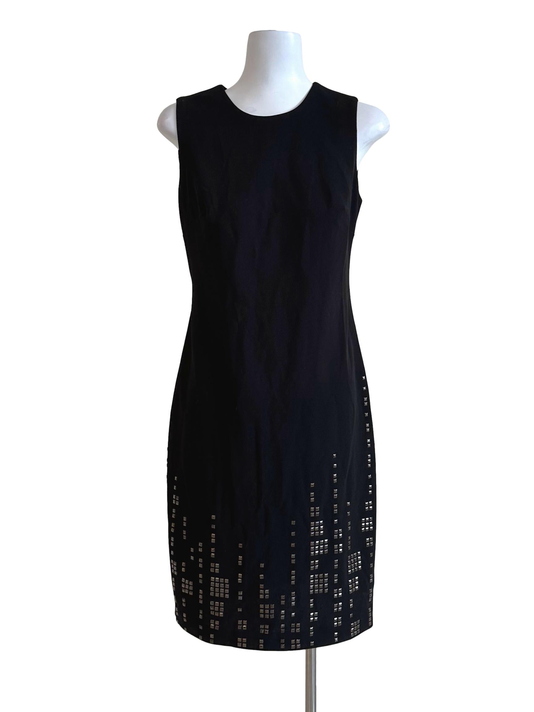 Black Plain Shift Dress