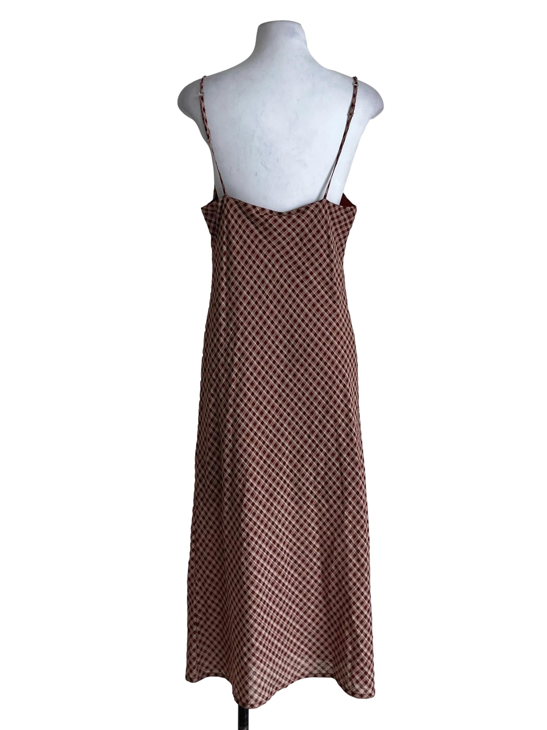 Caramel Brown Spaghetti Strap Babydoll Dress