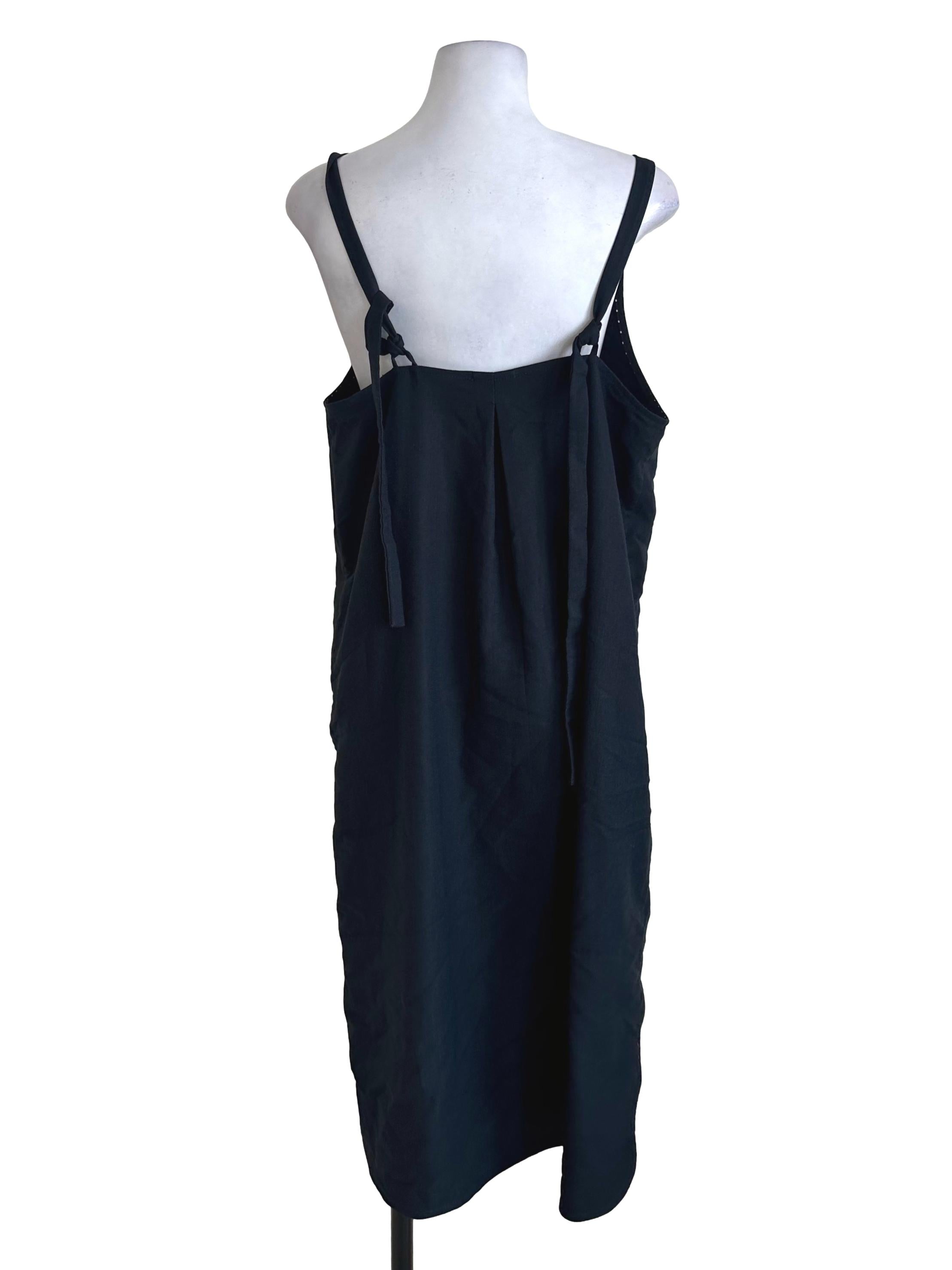 Midnight Blue Scoop Neck Dress