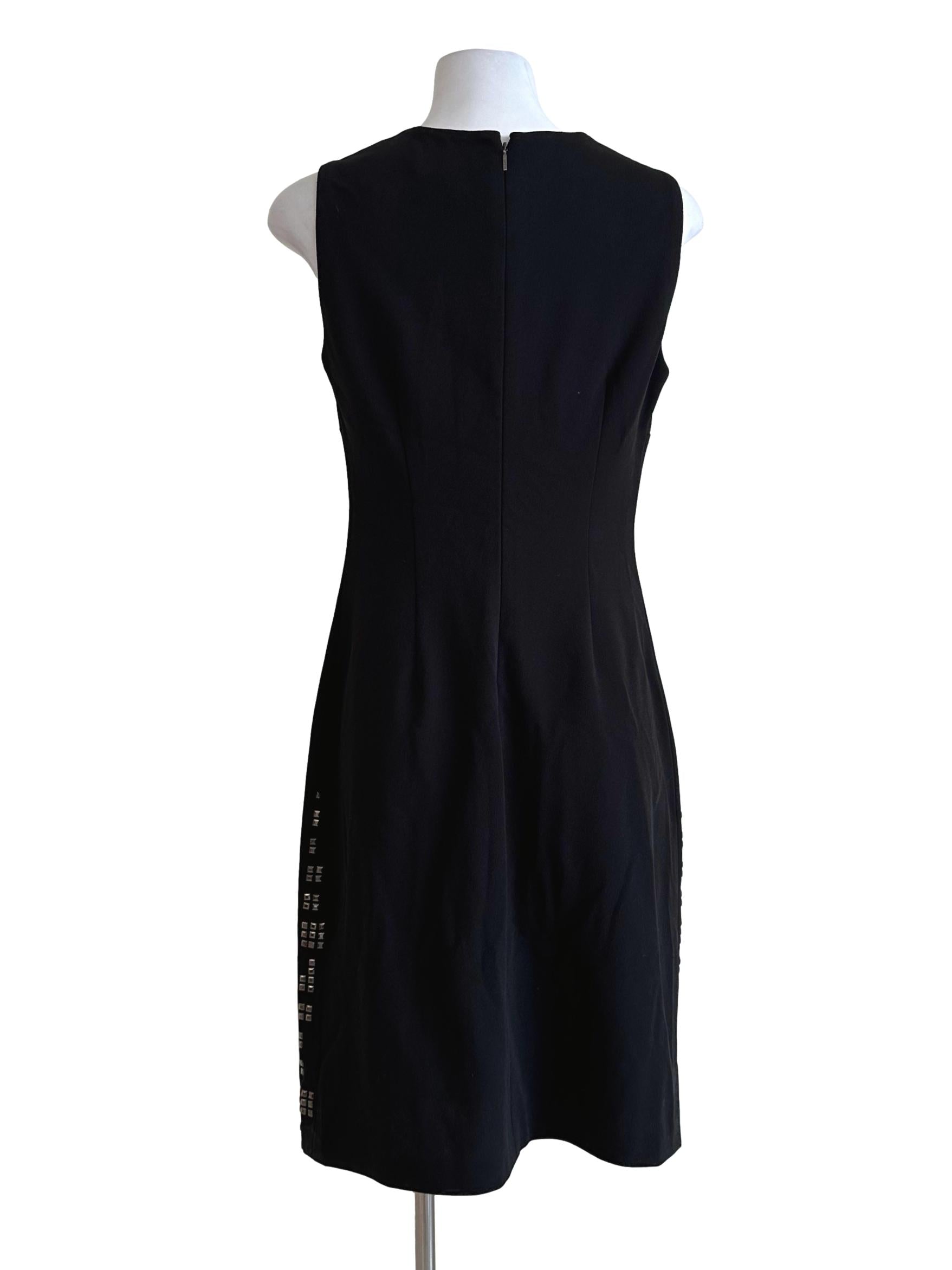 Black Plain Shift Dress