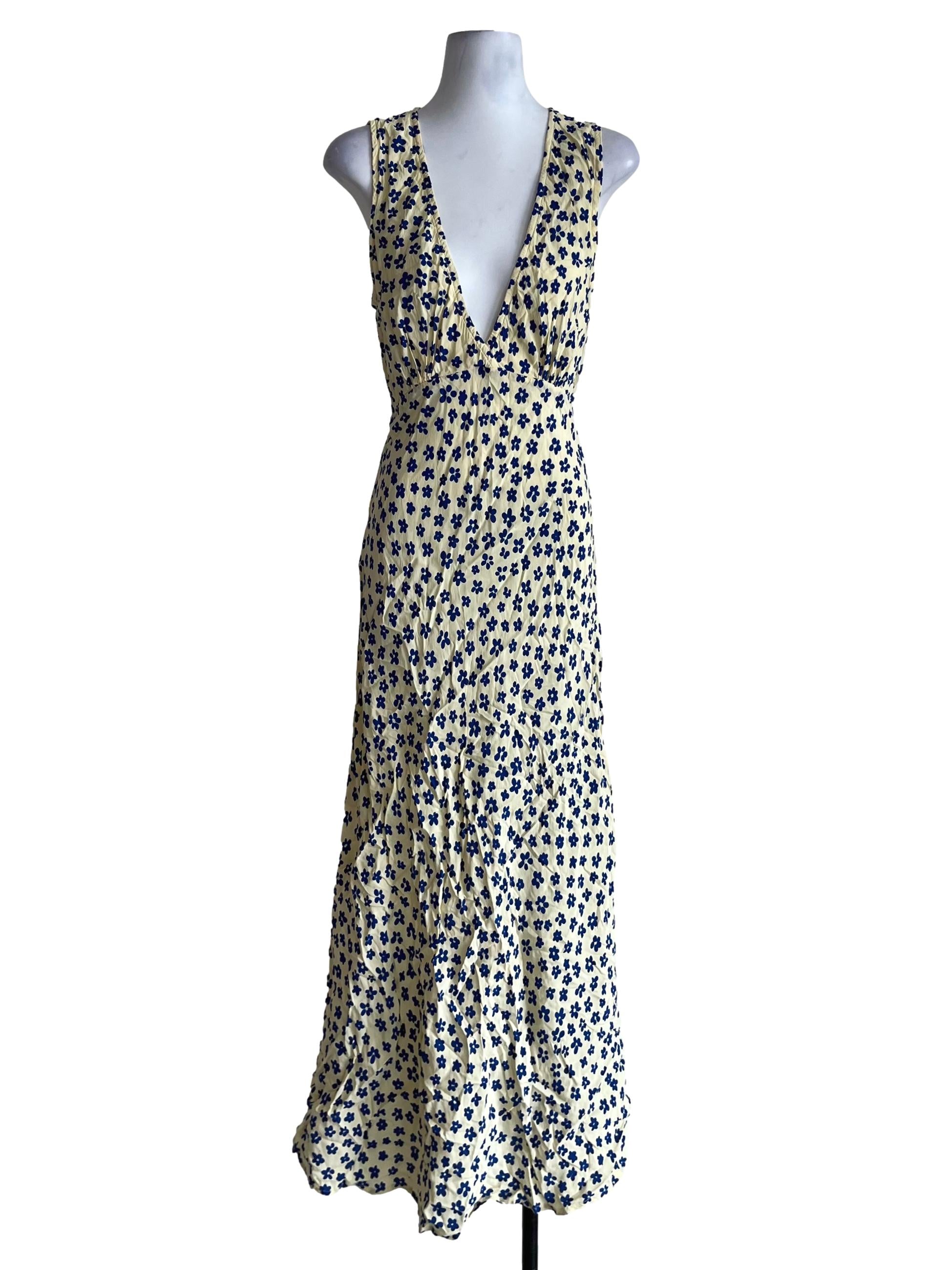 Buttermilk Yellow Floral Babydoll Dress