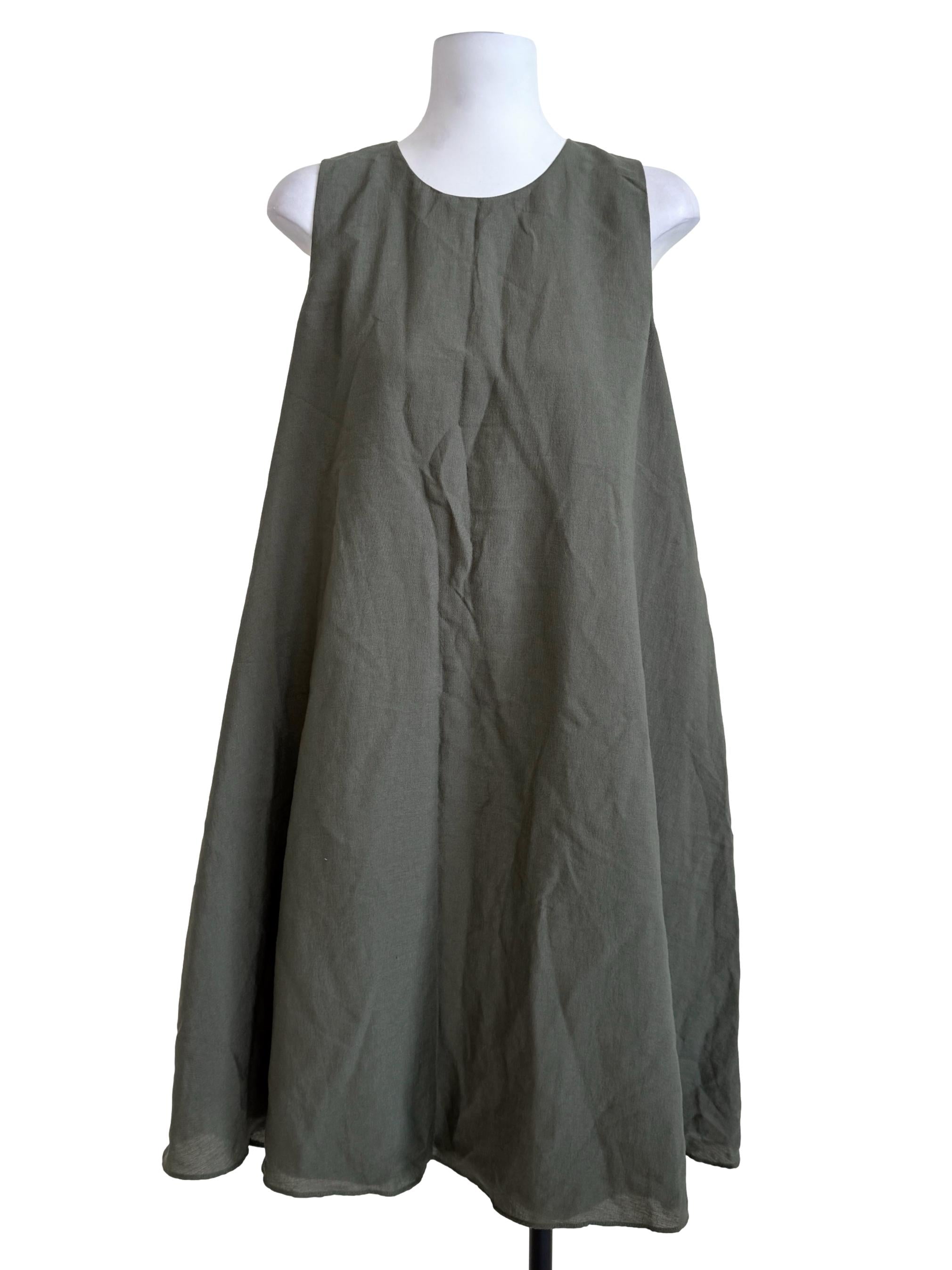 Basil Green Tent Dress OSN