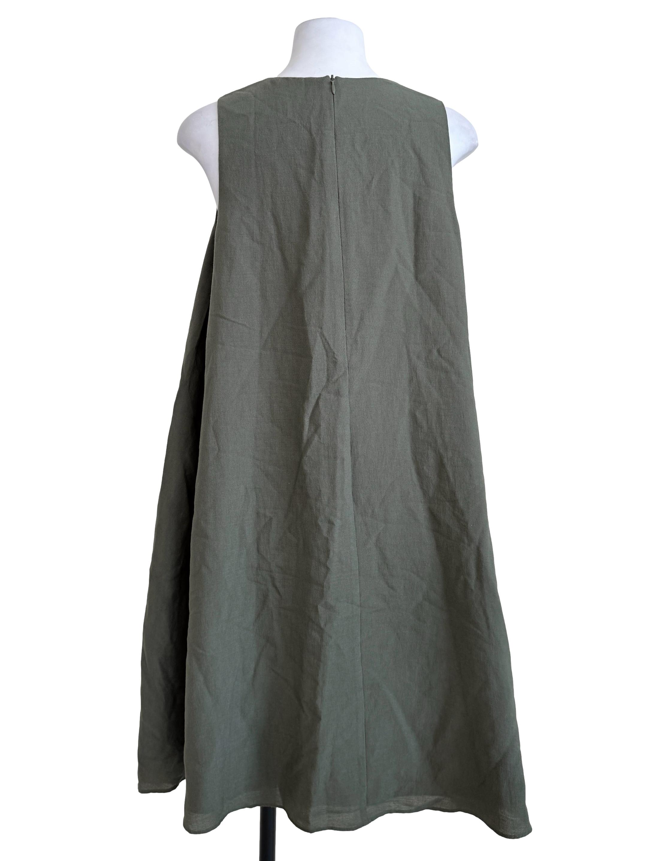 Basil Green Tent Dress OSN