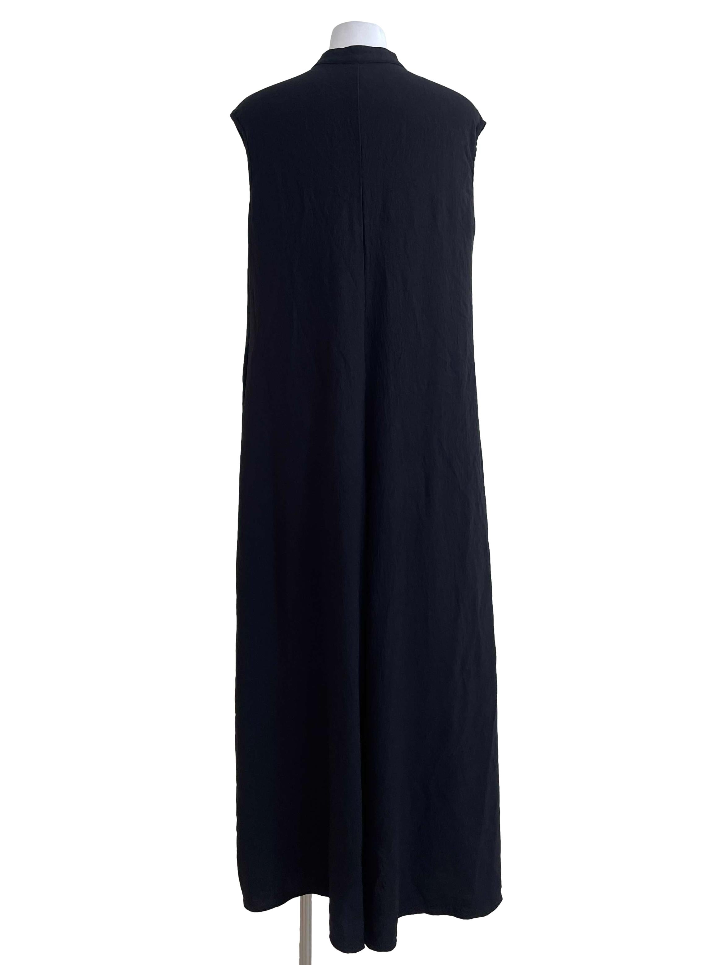 Black Sleeveless Baggy Jumpsuit