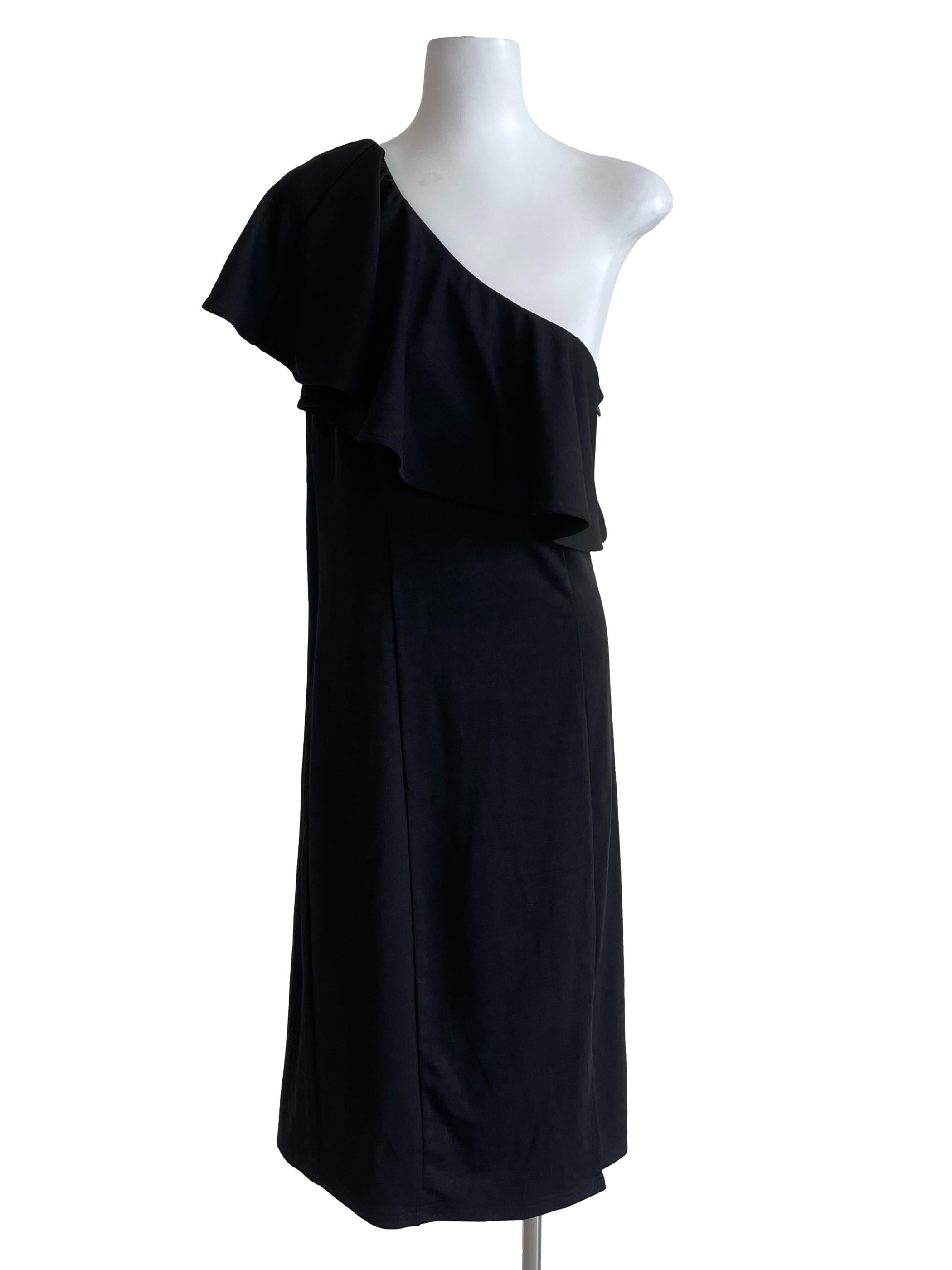Black Single Sleeve Dress