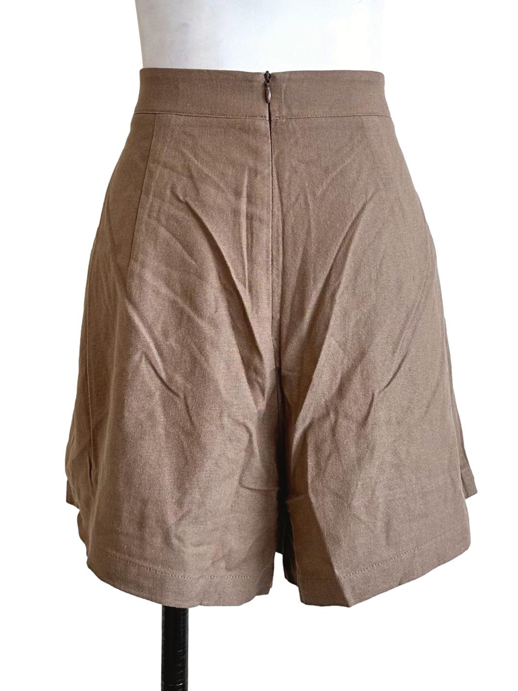 Light Brown Plain Short