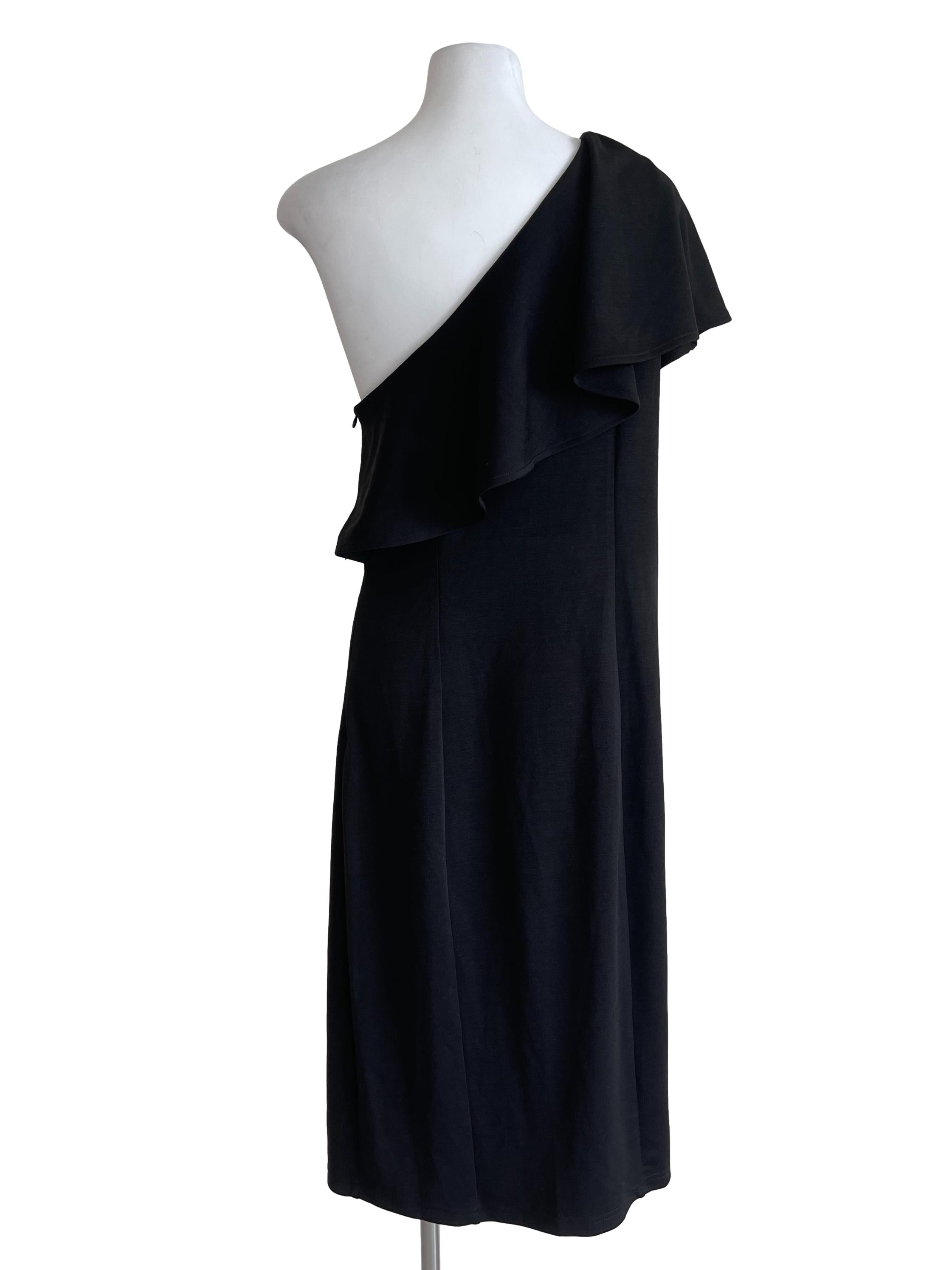 Black Single Sleeve Dress