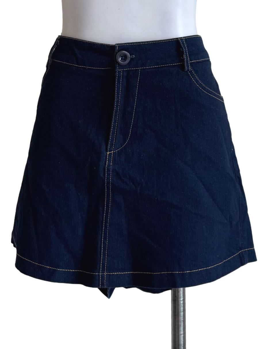Deep Blue Denim Shorts