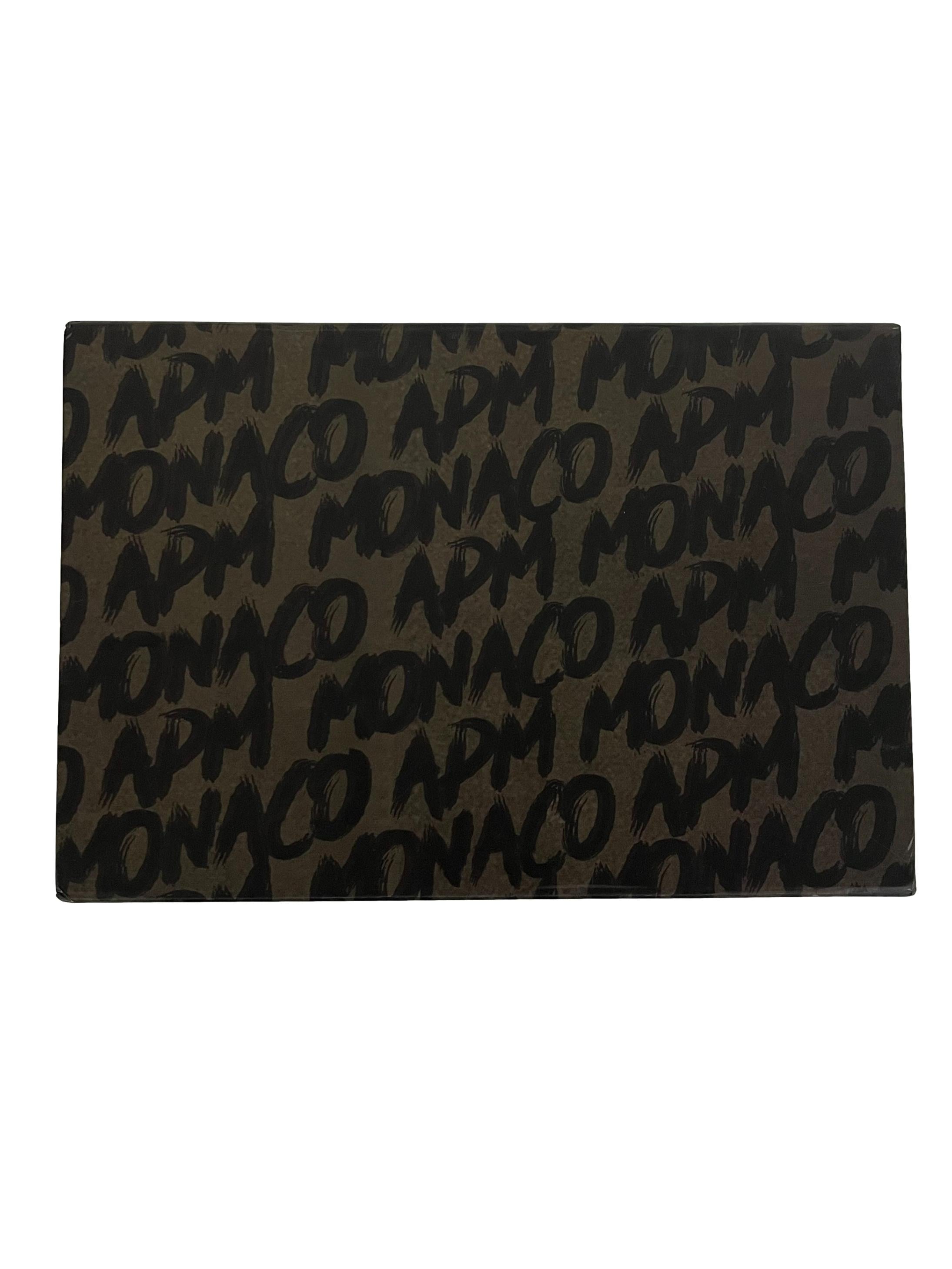 Olive Green Small Graffiti Pouch