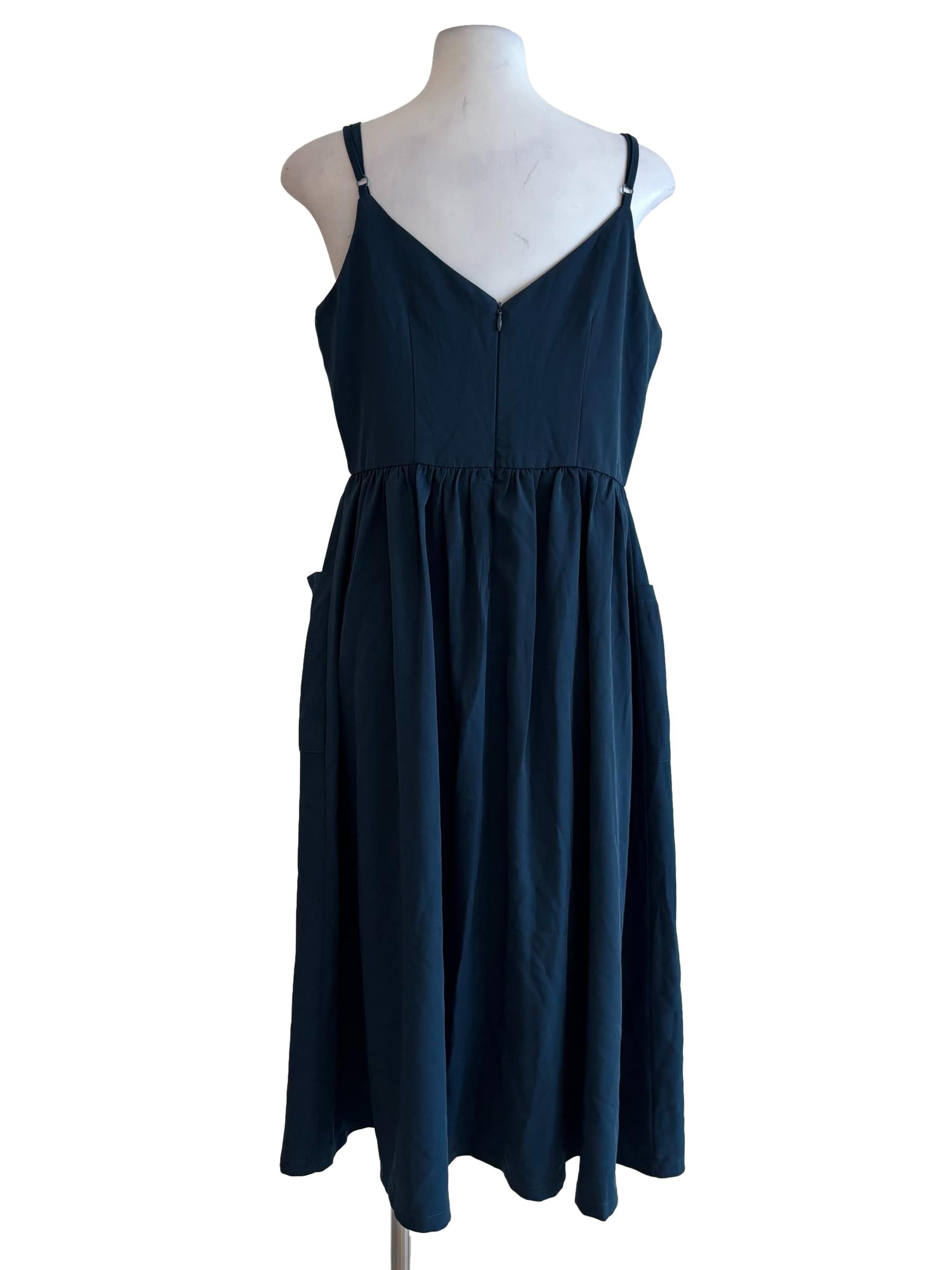 Lapis Blue Sleeveless Dress