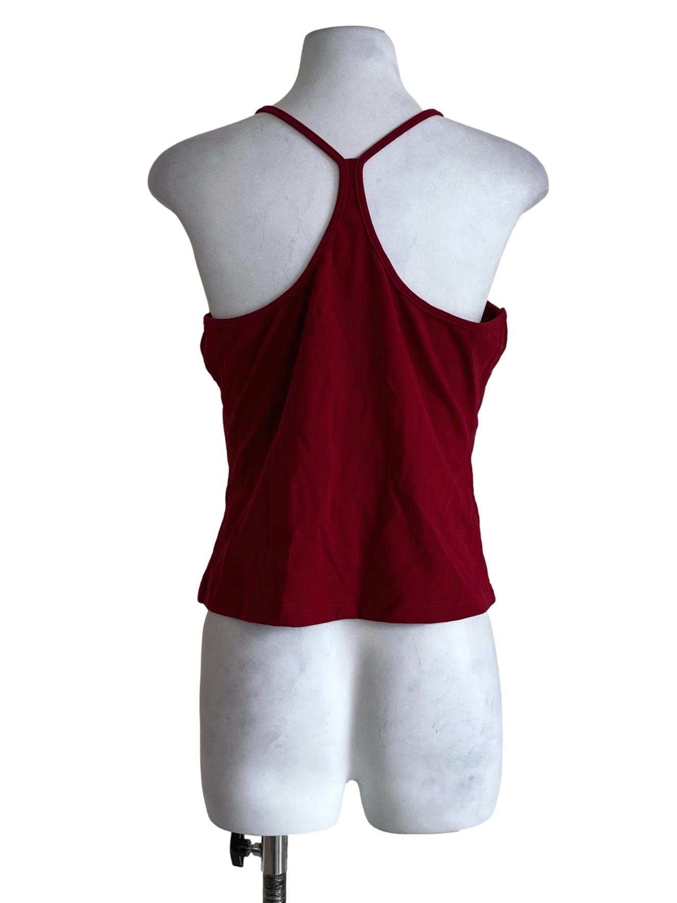 Blood Red Spaghetti Strap Tank Top